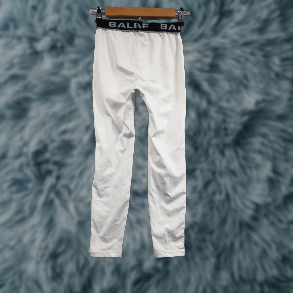 Vintage Baleaf Womens Leggings Pants M White Activewear Running Gym Fitness Bottoms Compression Leg Inseam 16 in Size 32" / US 10 / IT 46 - 1 Thumbnail