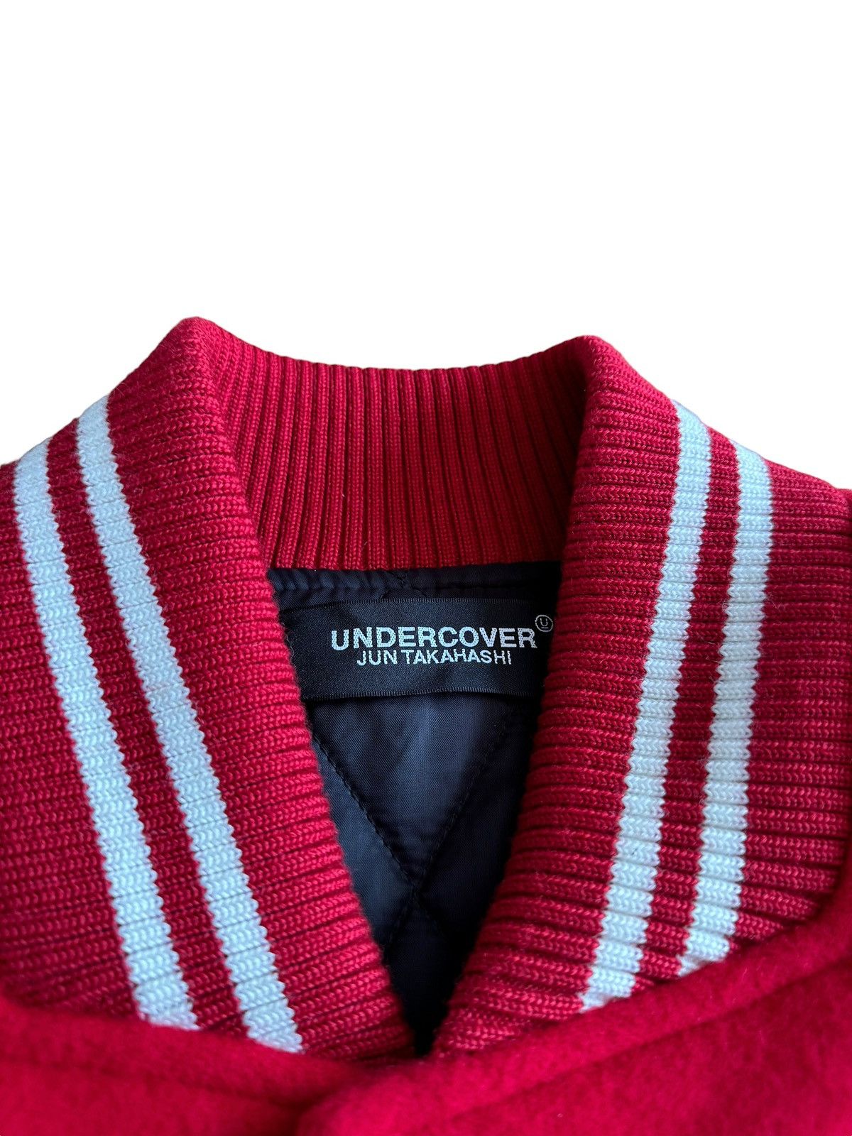 Undercover x K. Tolnoe “Wolf Pet” Rose Varsity Jacket Size US XL / EU 56 / 4 - 9 Thumbnail