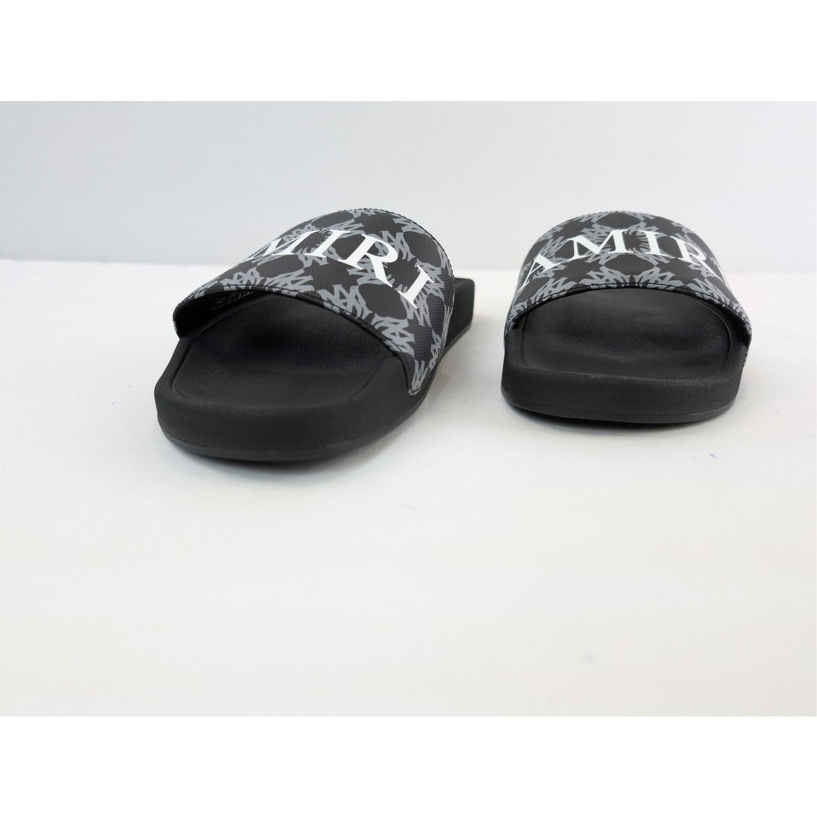 Amiri o1rshd1 MA Quad Canvas Pool Slide Sandals in Black Size US 12 / EU 45 - 8 Thumbnail