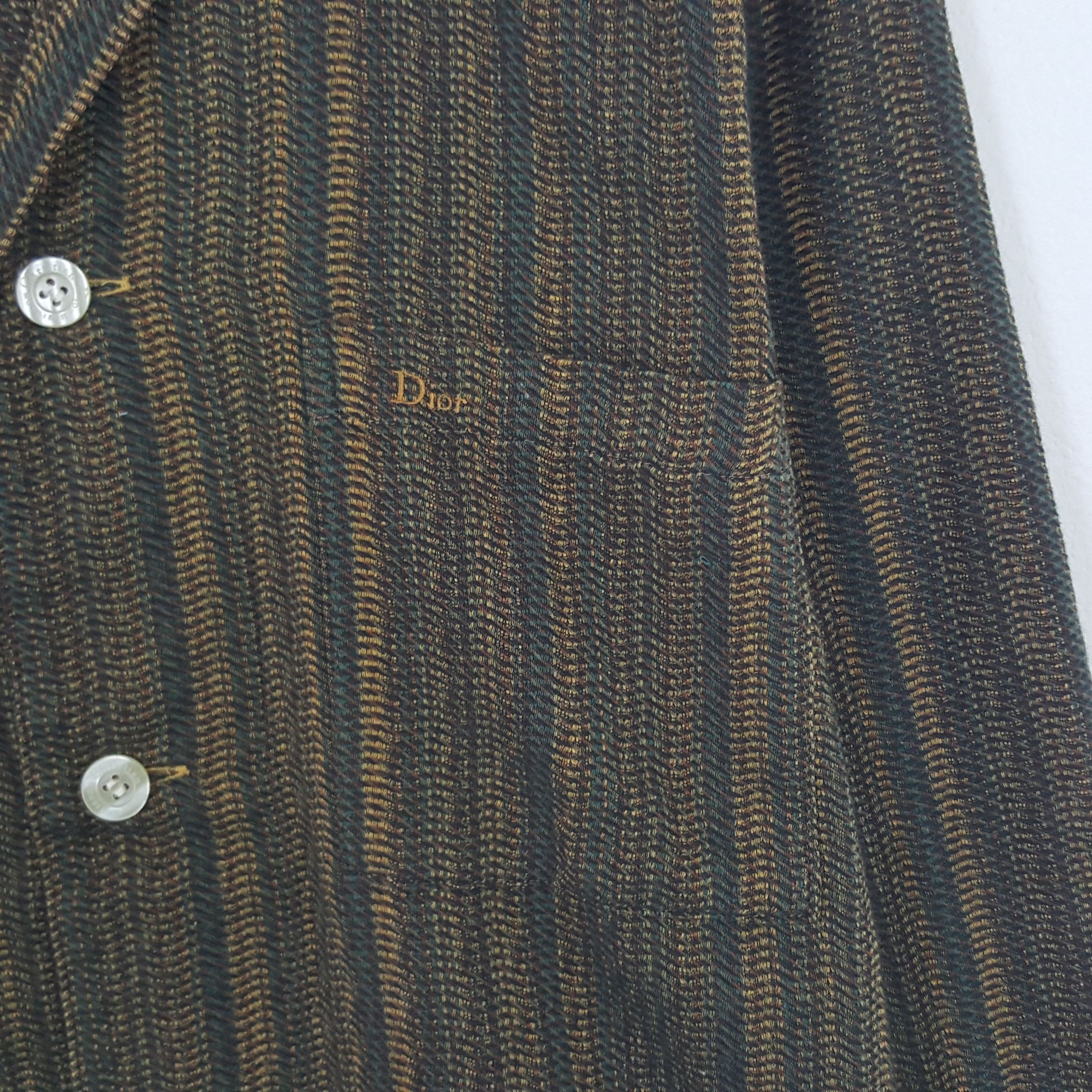 Christian Dior Monsieur × Vintage Vintage Christian Dior Custom Art Logo Pijamas Shirt Size US L / EU 52-54 / 3 - 4 Thumbnail