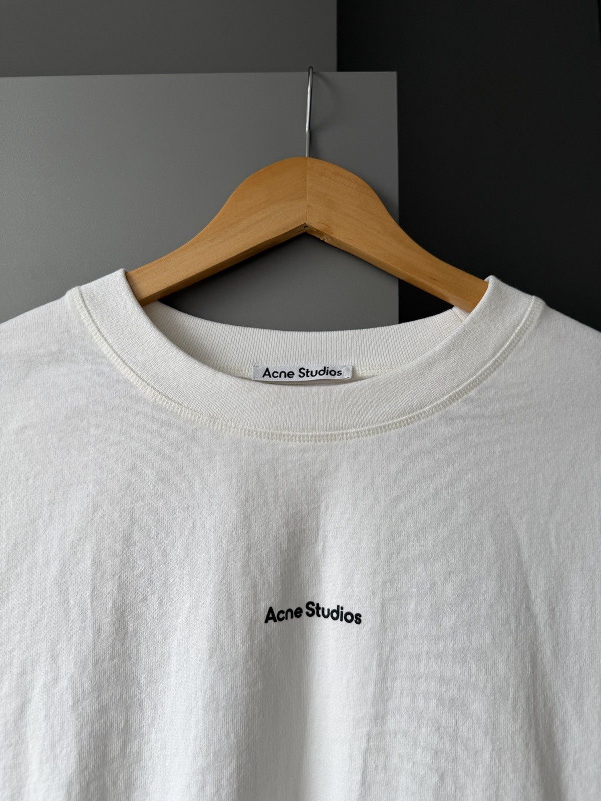 Acne Studios Acne Studios Logo Long-Sleeve T-Shirt Size US S / EU 44-46 / 1 - 3 Thumbnail
