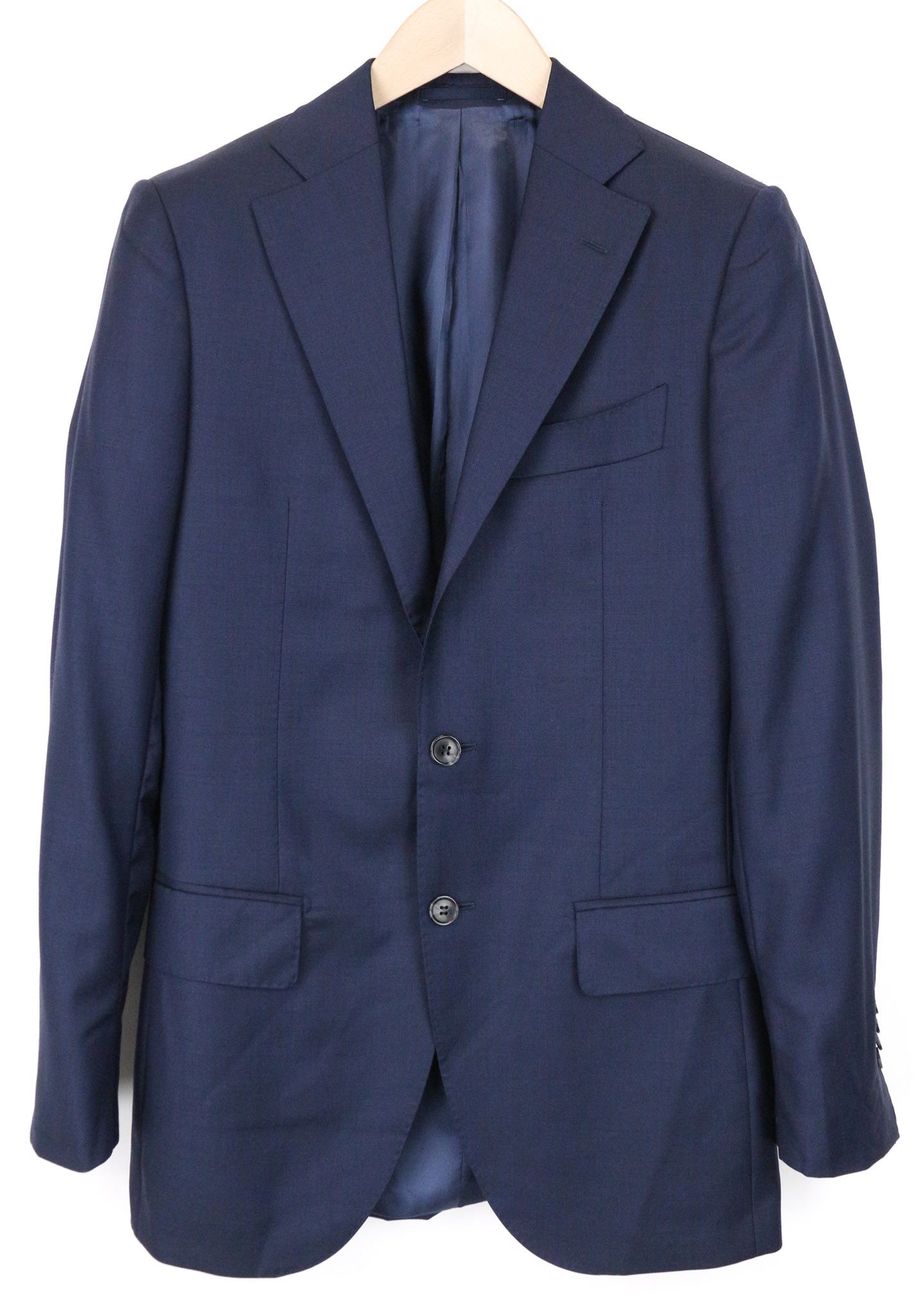 Suitsupply LAZIO UK36L Blue Wool 2 Piece Suit 74761 Size 36R - 2 Thumbnail
