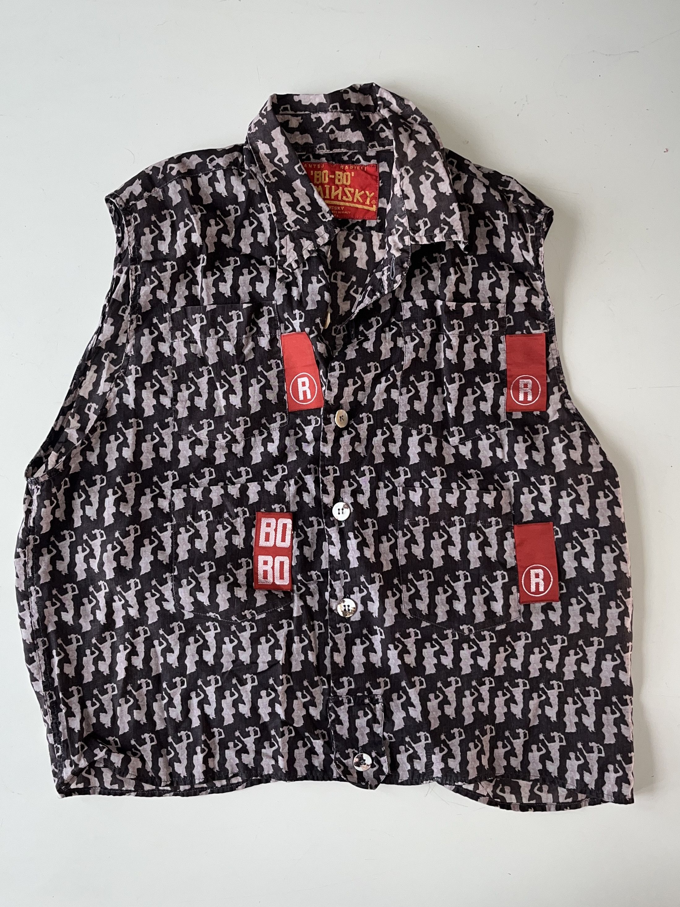 Other Extremely rare Bo-Bo Kaminsky blouse early 1980s Size M / US 6-8 / IT 42-44 - 3 Thumbnail