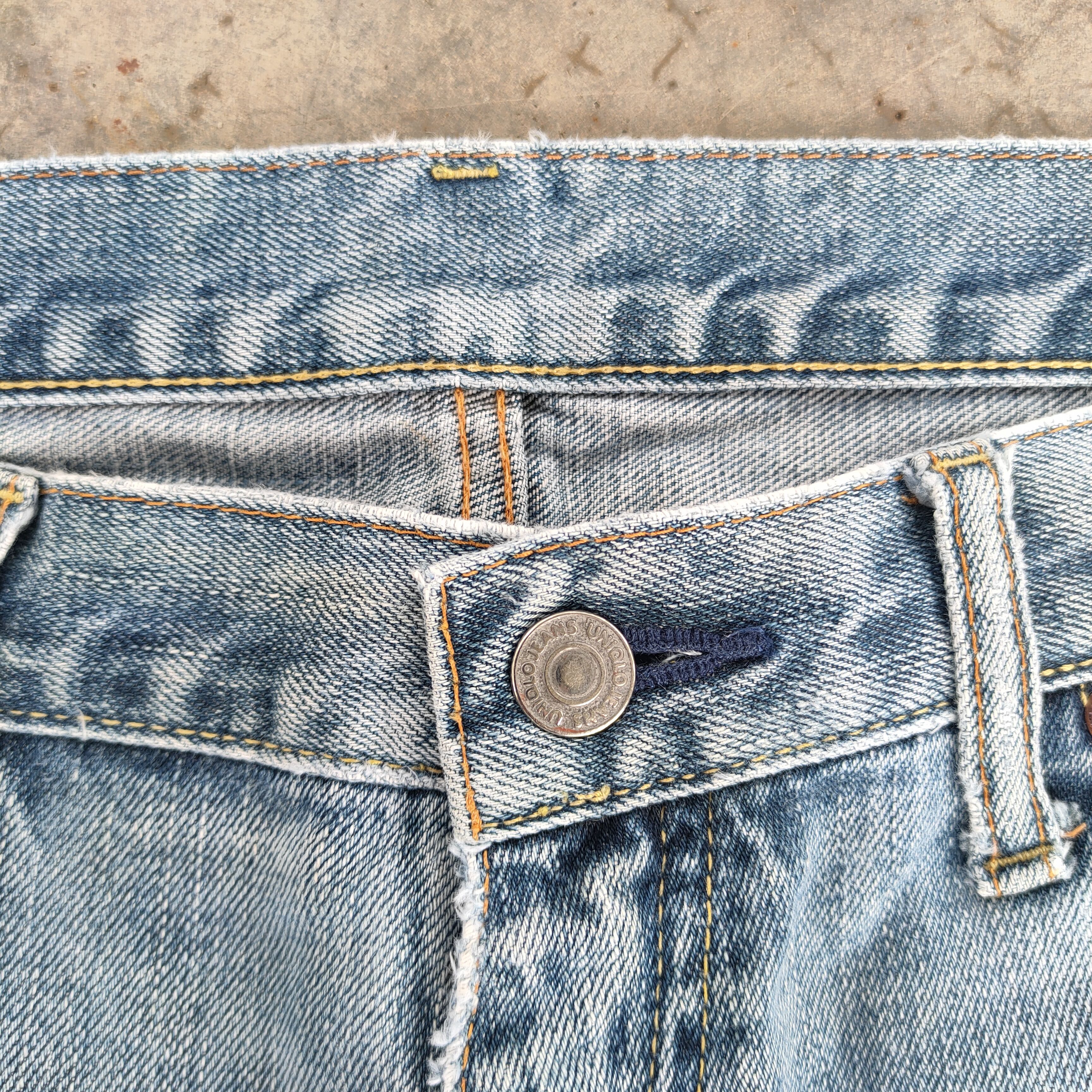 Japanese Brand Vintage japanese faded blue jeans denim pants Size US 34 / EU 50 - 5 Thumbnail