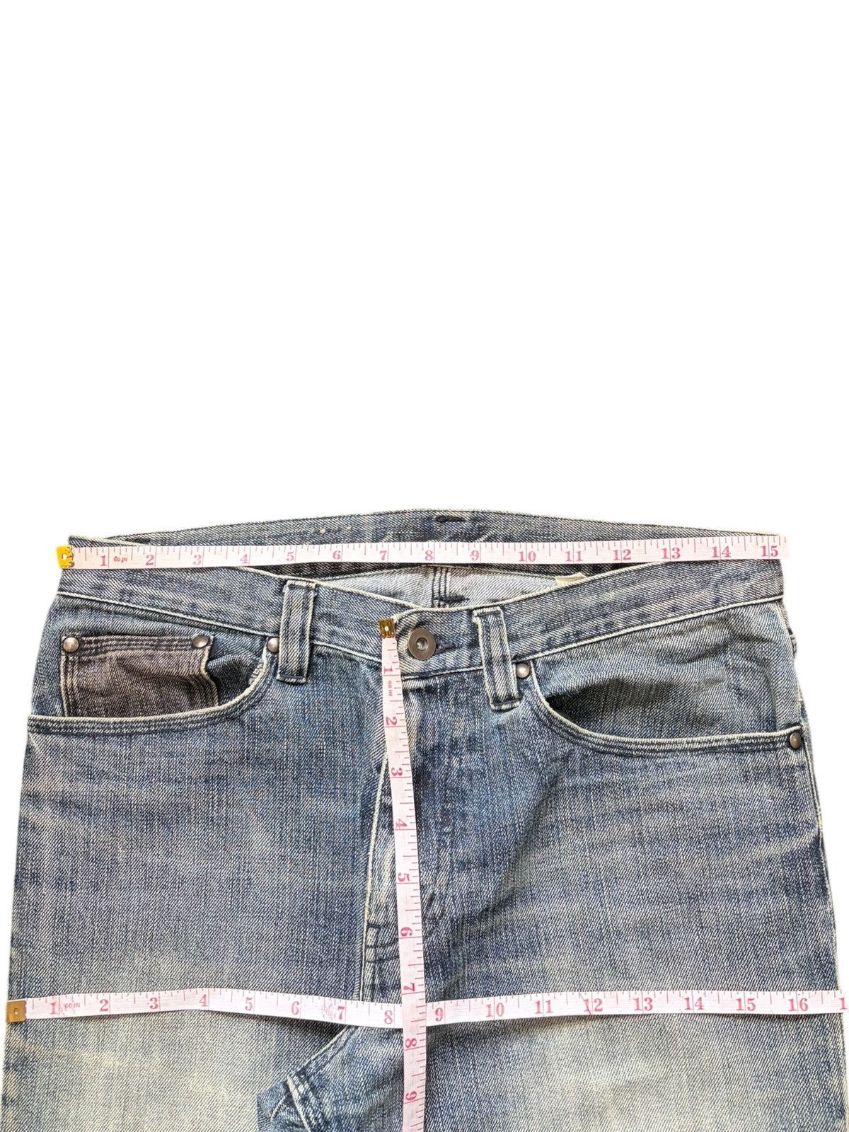 Uniqlo Vintage Japanese Brand Faded Wash Distressed Jeans Size US 30 / EU 46 - 6 Thumbnail