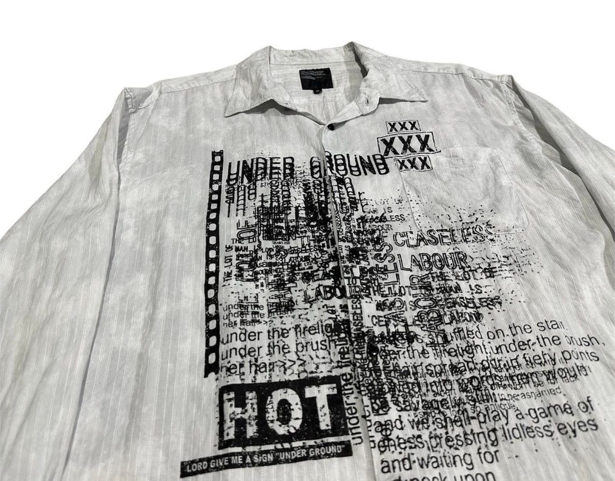 Hysteric Glamour × Japanese Brand × Seditionaries 🔥Sick Y2K Splendid Satisfaction Poem Shirt XXX Goth Punk Size US XXL / EU 58 / 5 - 1 Thumbnail