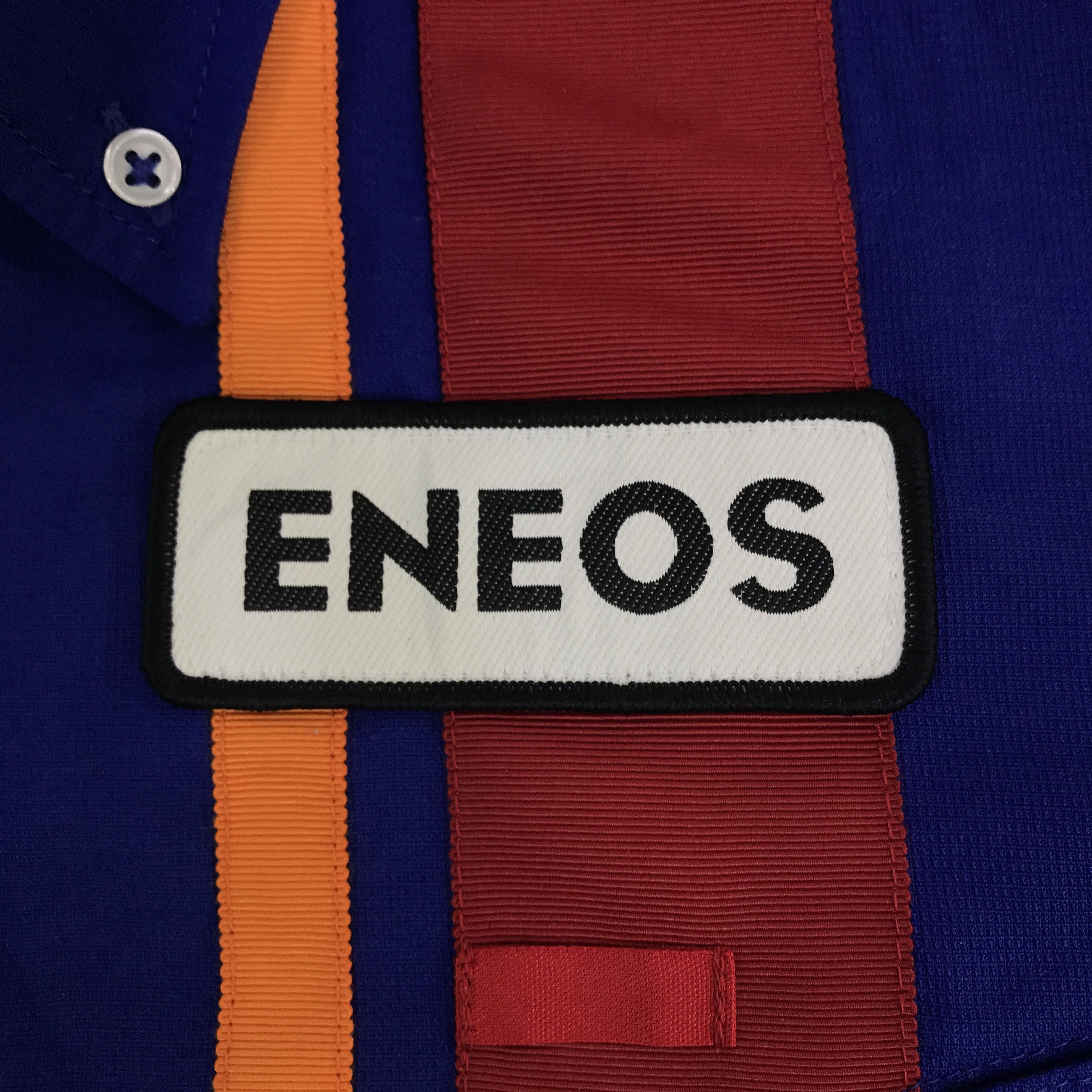 Japanese Brand Vintage Eneos oil button up Shirt K117B1 Size US L / EU 52-54 / 3 - 7 Thumbnail