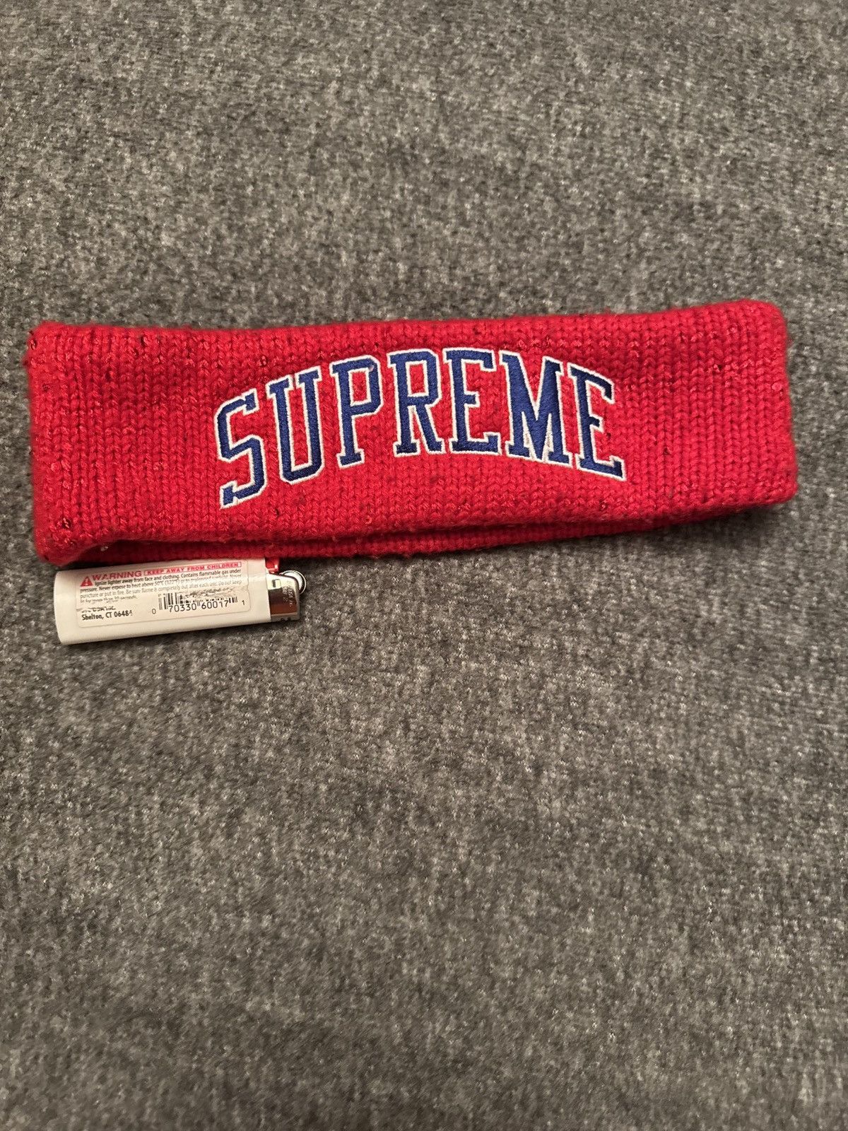 New Era × Supreme New Era® Sequin Arc Logo Headband Size ONE SIZE - 1 Thumbnail