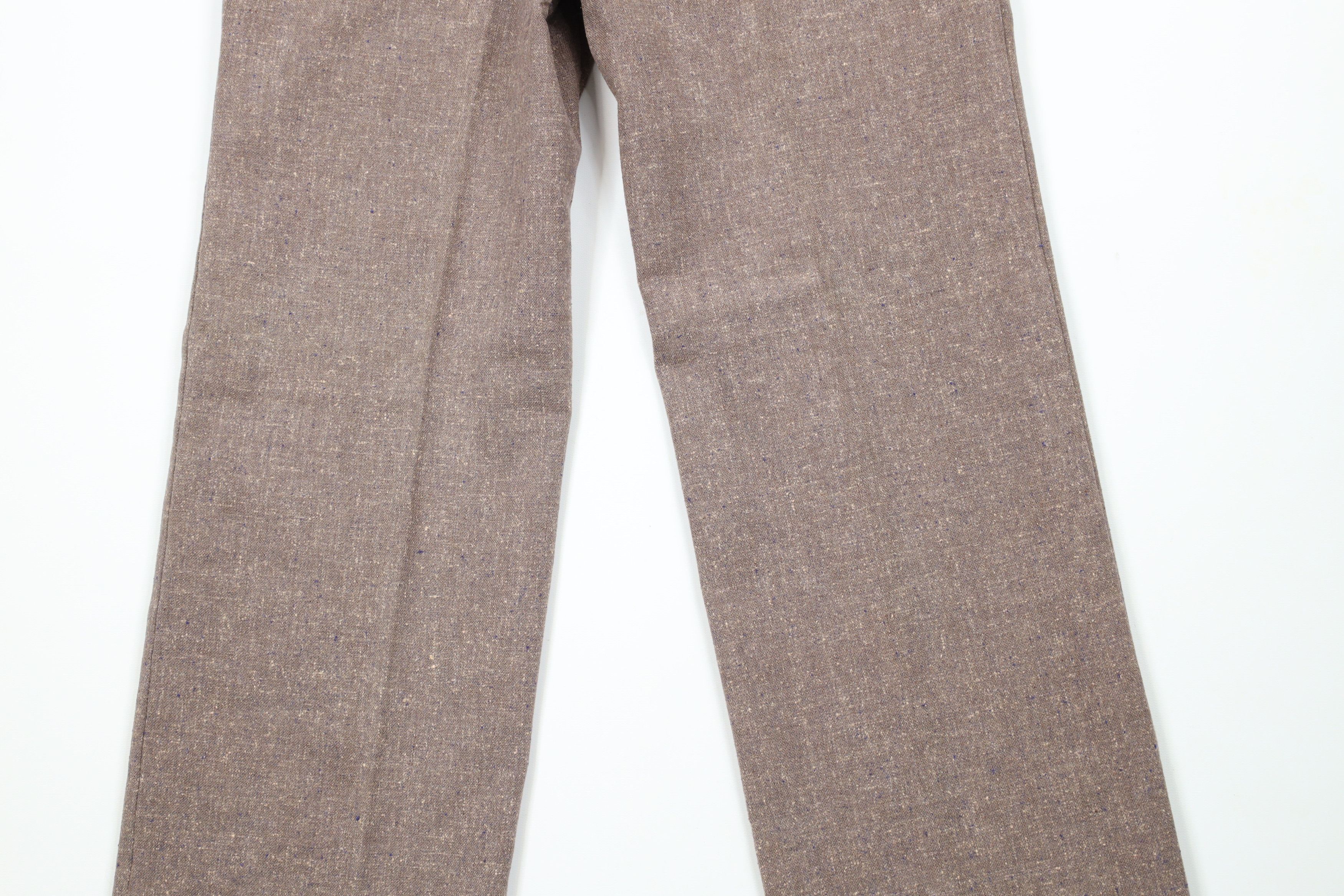 Vintage Vintage 60s Rockabilly Tweed Wide Leg Chino Pants Purple USA Size US 28 / EU 44 - 11 Thumbnail