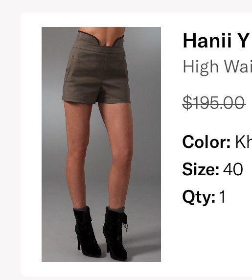 Other haniiy Olive Tailored Shorts (Korean Brand) Size 27" / US 4 / IT 40 - 1 Thumbnail