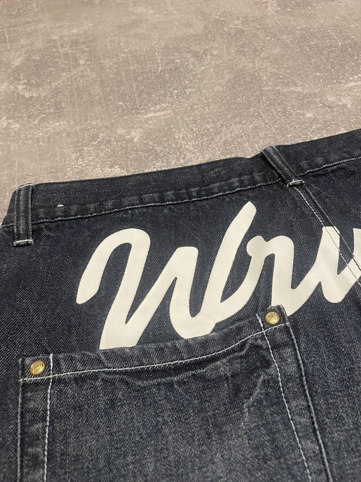 Vintage × Wrung Vintage Wrung Division King Embroidered y2k Buggy Jeans Size US 36 / EU 52 - 10 Thumbnail