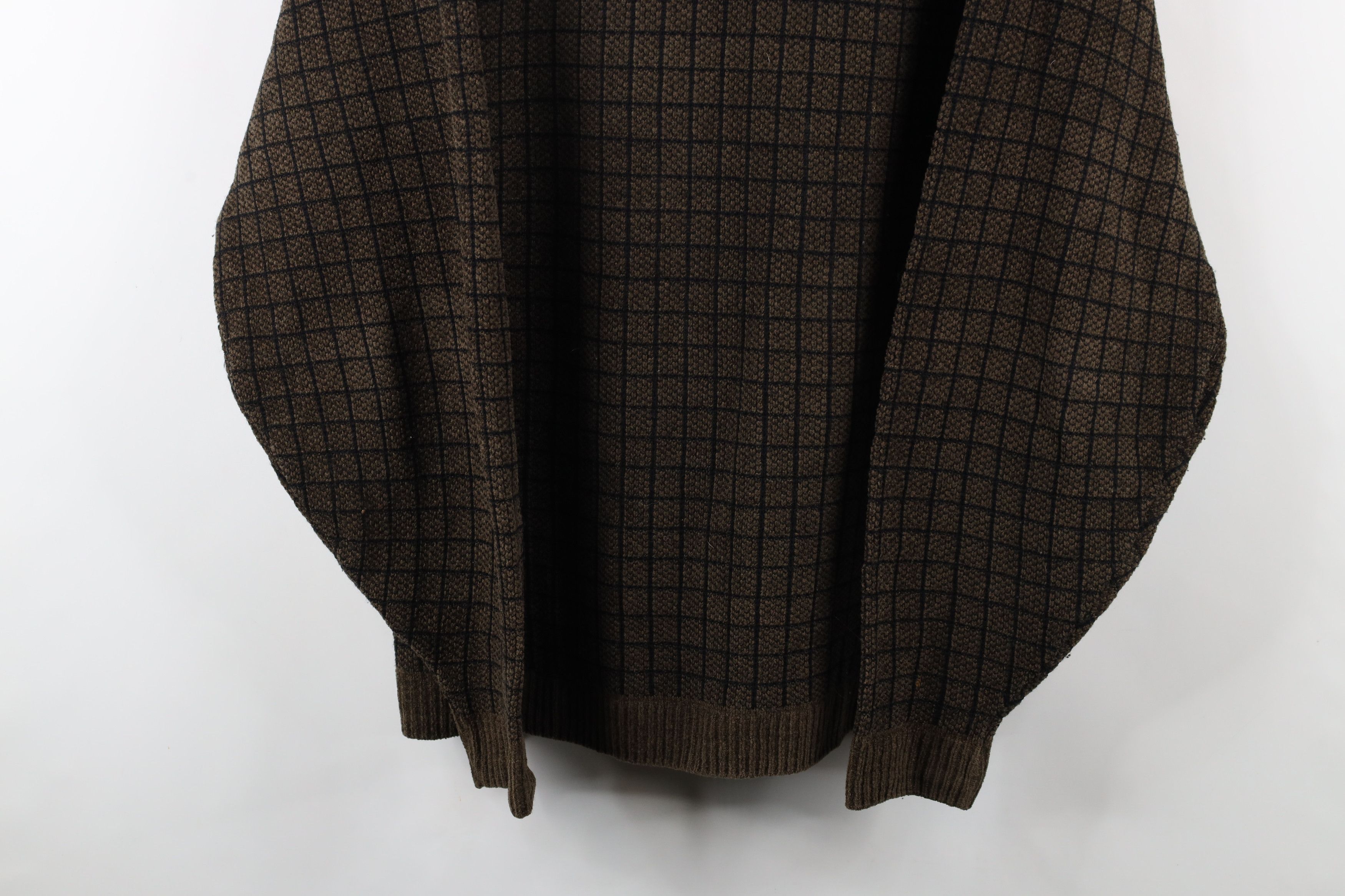 Vintage Vintage 90s Streetwear Fleece Knit Crewneck Sweater Earth Size US L / EU 52-54 / 3 - 3 Thumbnail