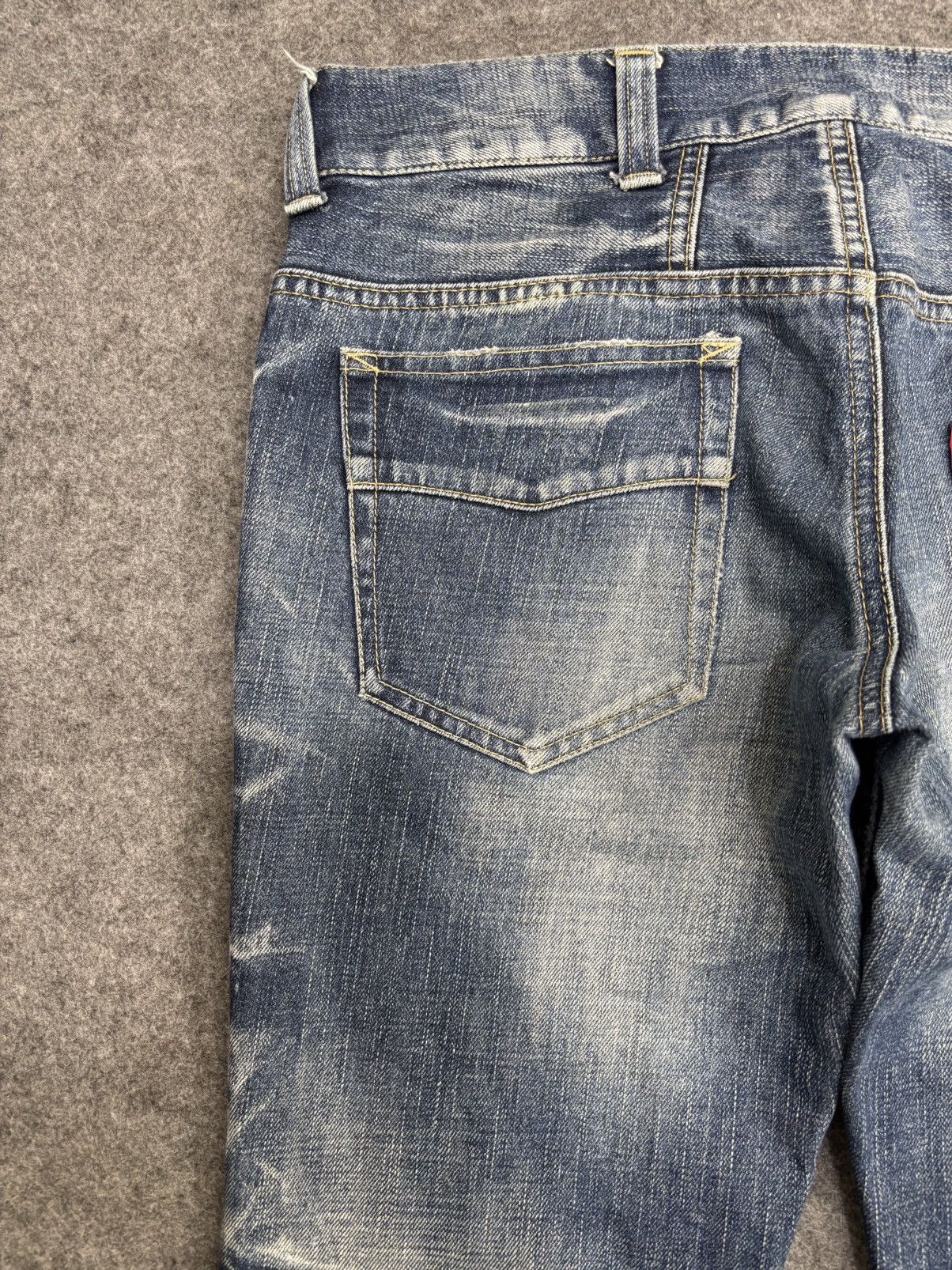Tornado Mart 💥Bell Bottom💥Tornado Mart Crazy Claw Mark Denim F621 Size 33" - 15 Thumbnail