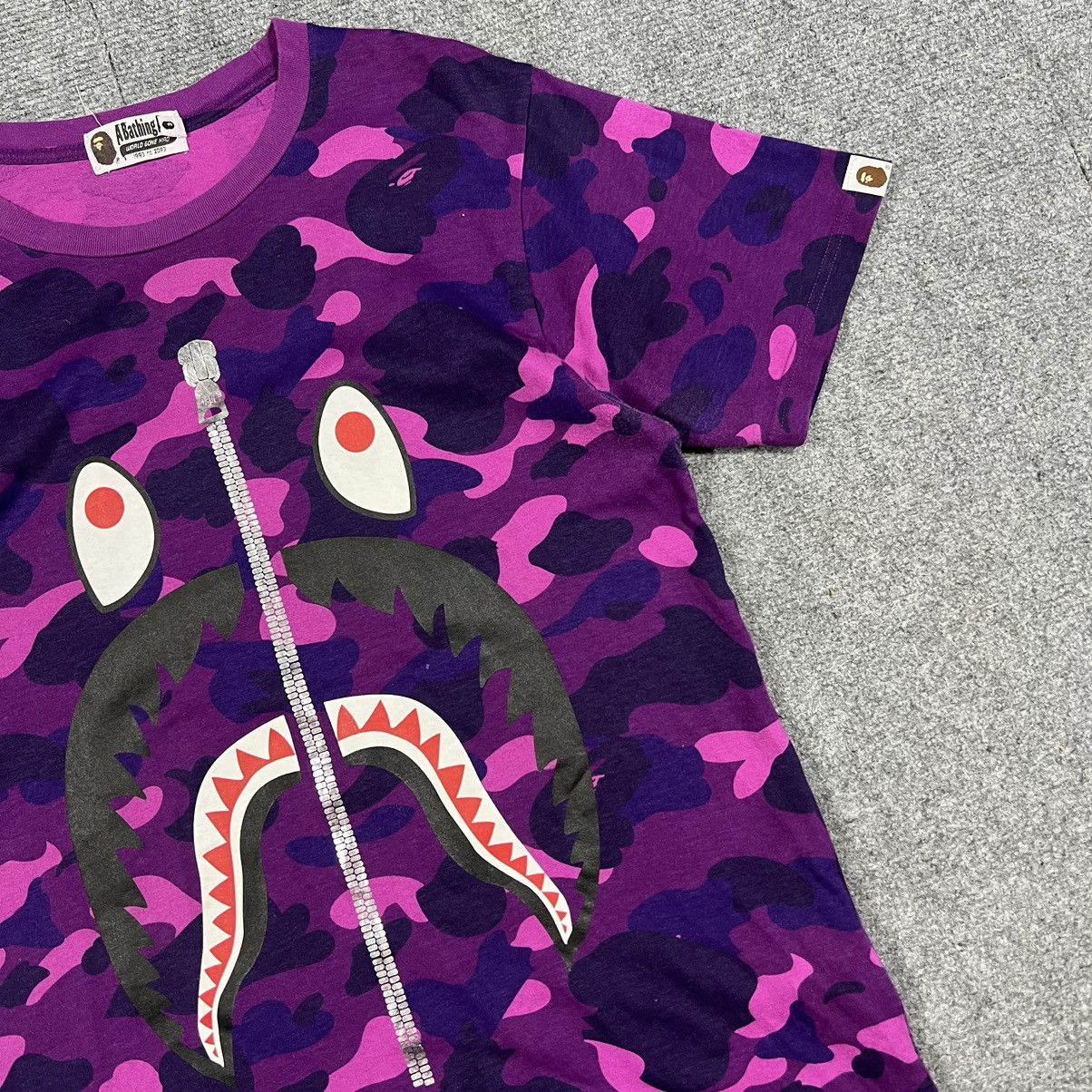 Bape Color Camo Shark Tee Size US L / EU 52-54 / 3 - 3 Thumbnail