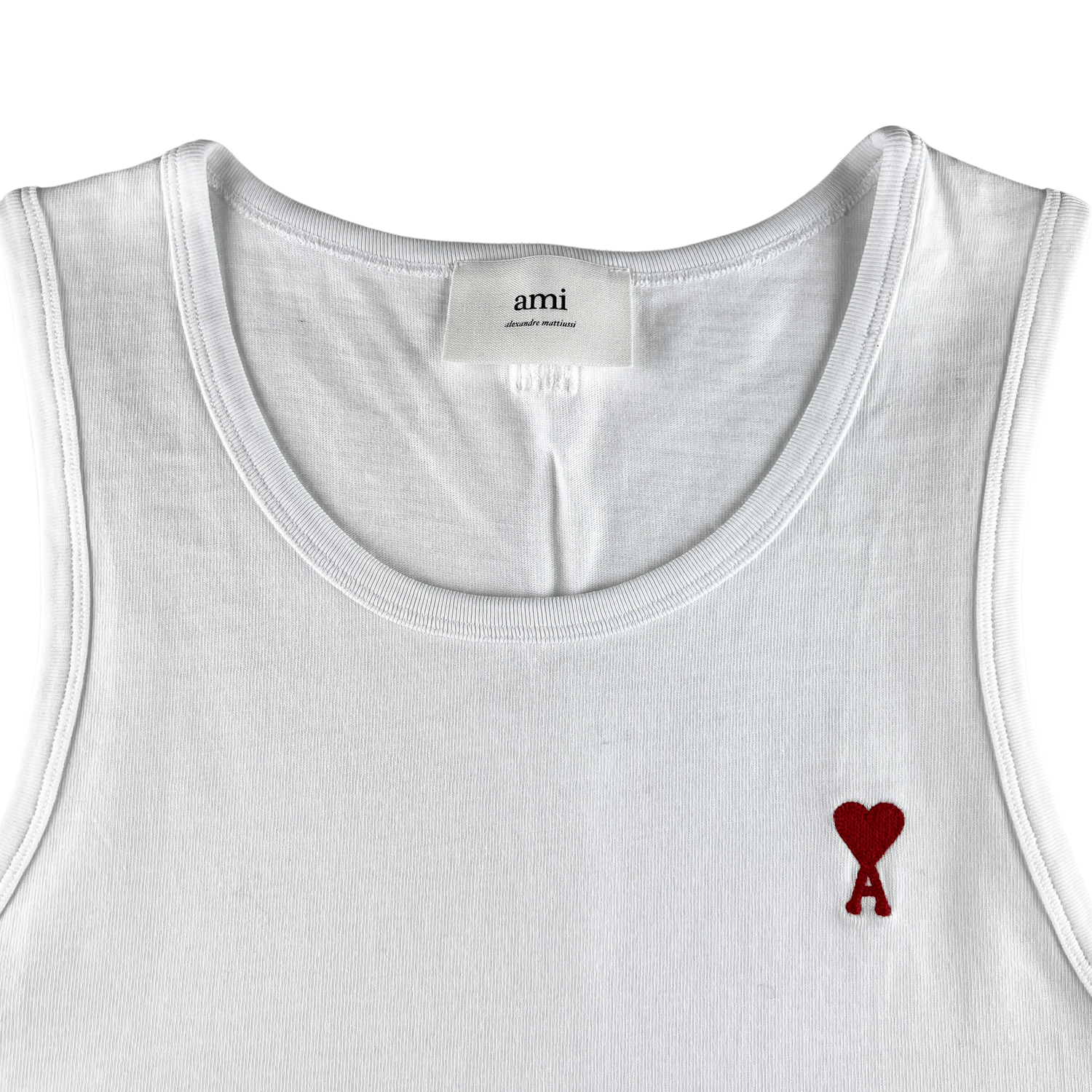 AMI Ami White Tank Top Size US M / EU 48-50 / 2 - 3 Thumbnail