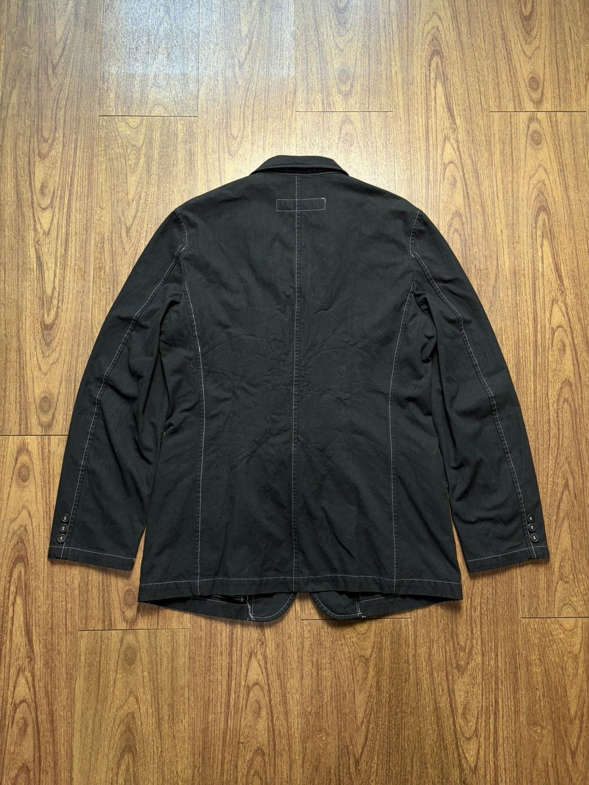 Comme des Garcons Homme FREE TAX! AD2002 Painted Flower Reversible Blazer Jacket Size US M / EU 48-50 / 2 - 11 Thumbnail