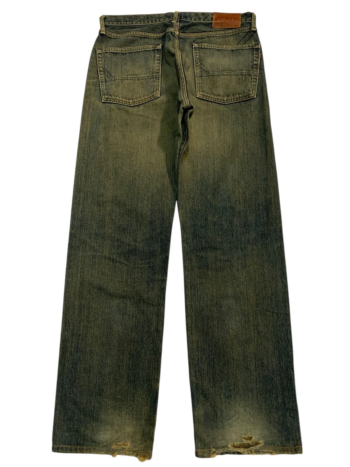 Kapital VINTAGE EDWIN 505X SELVEDGE RUSTY MUDWASH DISTRESSED DENIM Size US 33 - 3 Thumbnail