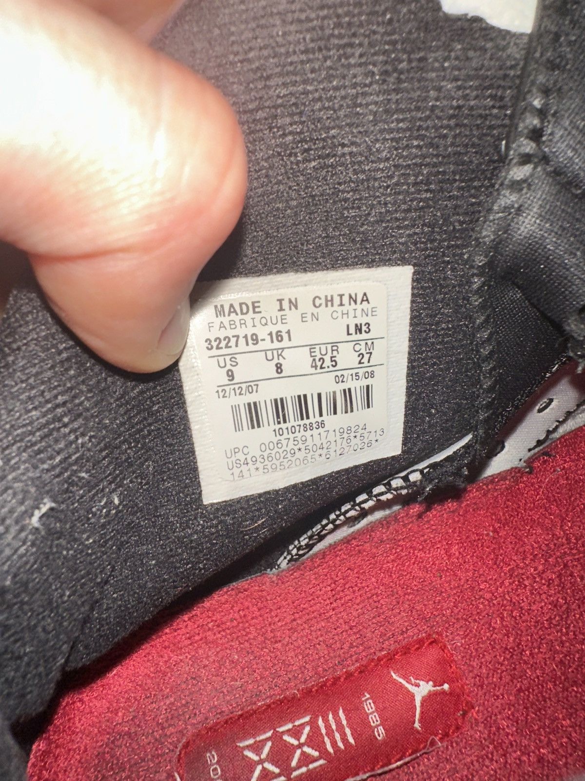 Jordan Brand Nike air jordan retro carmine 6 size 9 Size US 9 / EU 42 - 7 Thumbnail