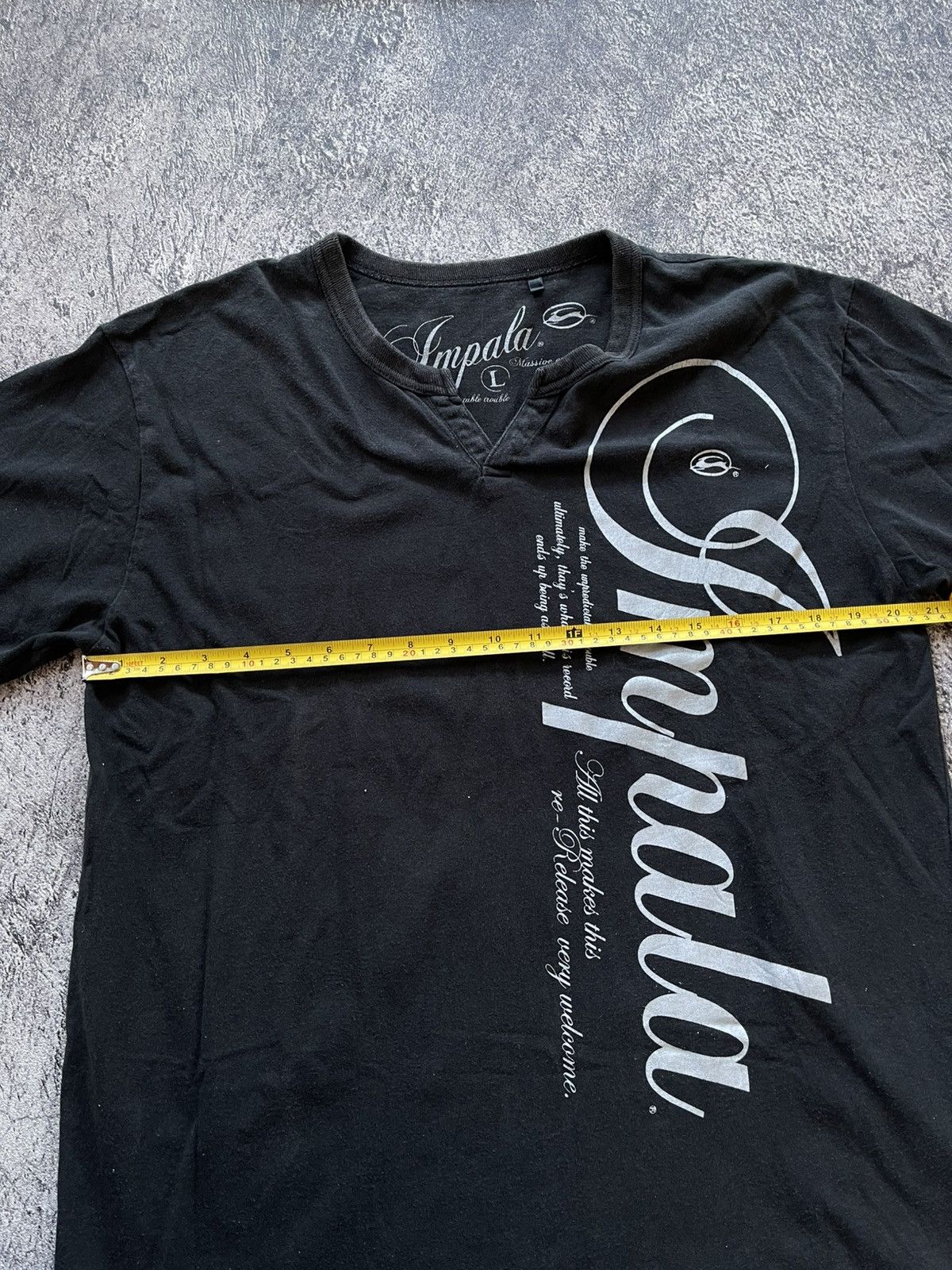 Japanese Brand Y2K Impala poem ifsixwasnine style tshirt Size US L / EU 52-54 / 3 - 7 Thumbnail