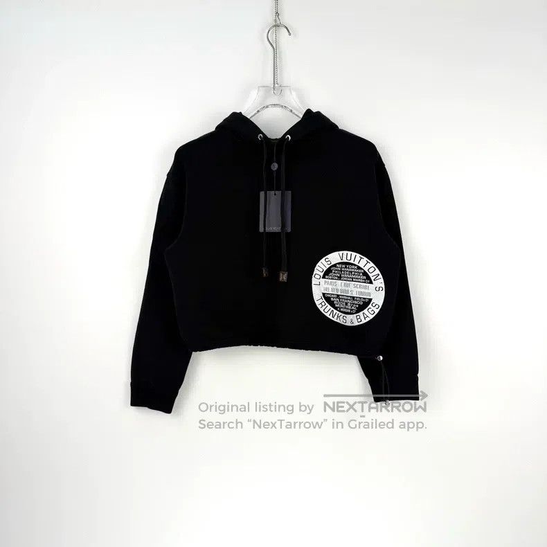 Louis Vuitton Louis Vuitton Black circle logo hooded sweatshirt Size S / US 4 / IT 40 - 3 Thumbnail