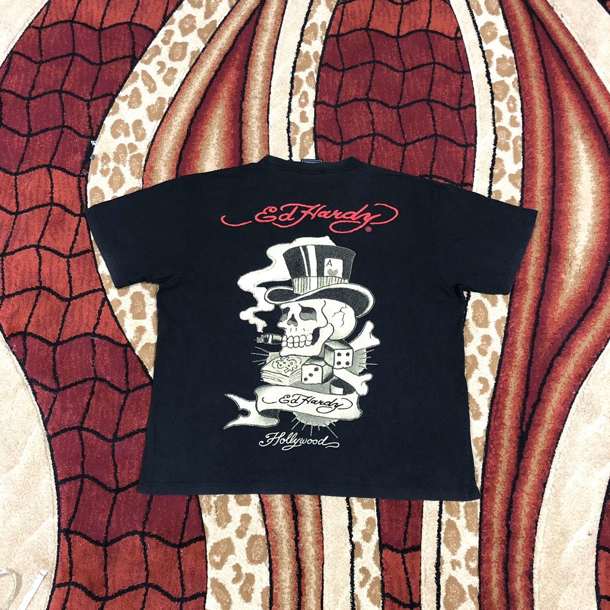 Ed Hardy Vintage Ed Hardy Rare T Shirt Size US XL / EU 56 / 4 - 3 Thumbnail