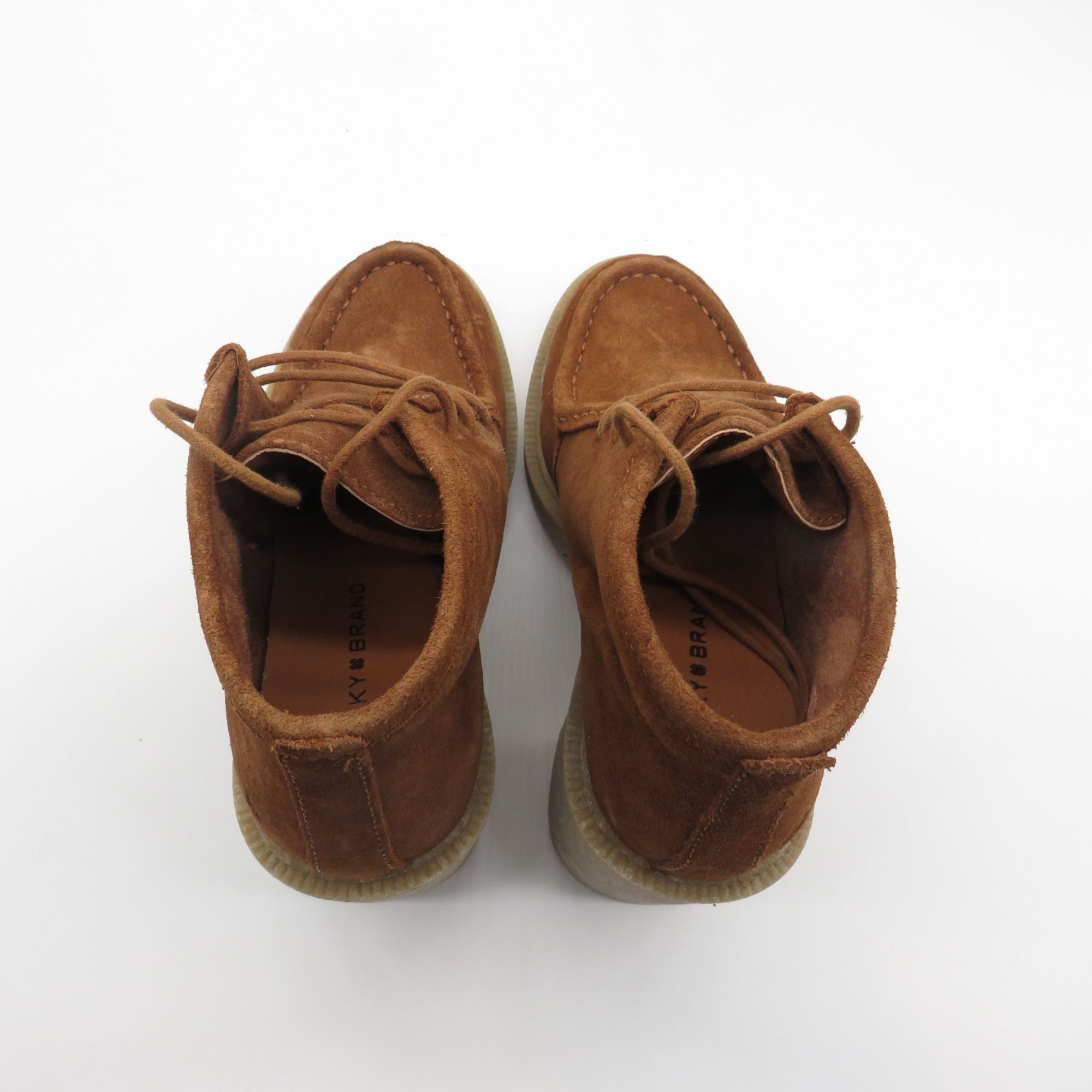 Lucky Brand Lucky Brand Women's 5.5 Brown Leather Lace-Up Heeled Ankle B Size US 5.5 / IT 35.5 - 8 Thumbnail
