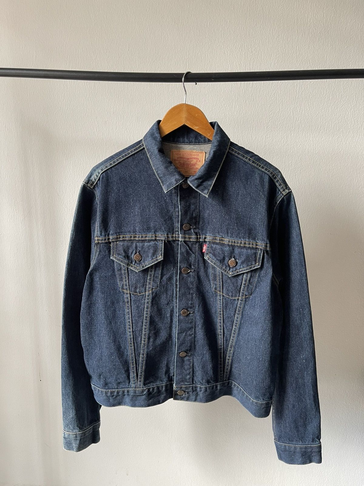 Levi's Vintage Clothing Levis 557 XX Big E Button 555 Tracker Jacket Size US L / EU 52-54 / 3 - 1 Thumbnail