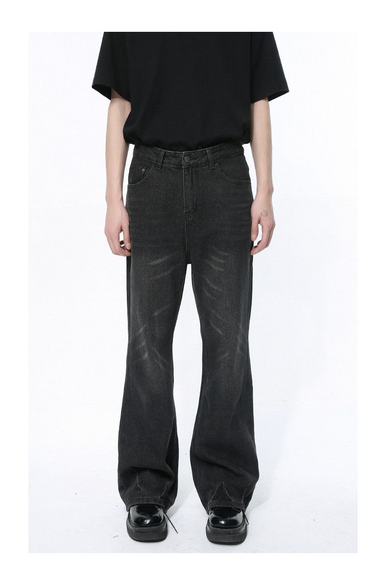 Japanese Brand × Jean Vintage Black Loose Washed Bootcut Jeans Size US 32 / EU 48 - 1 Thumbnail
