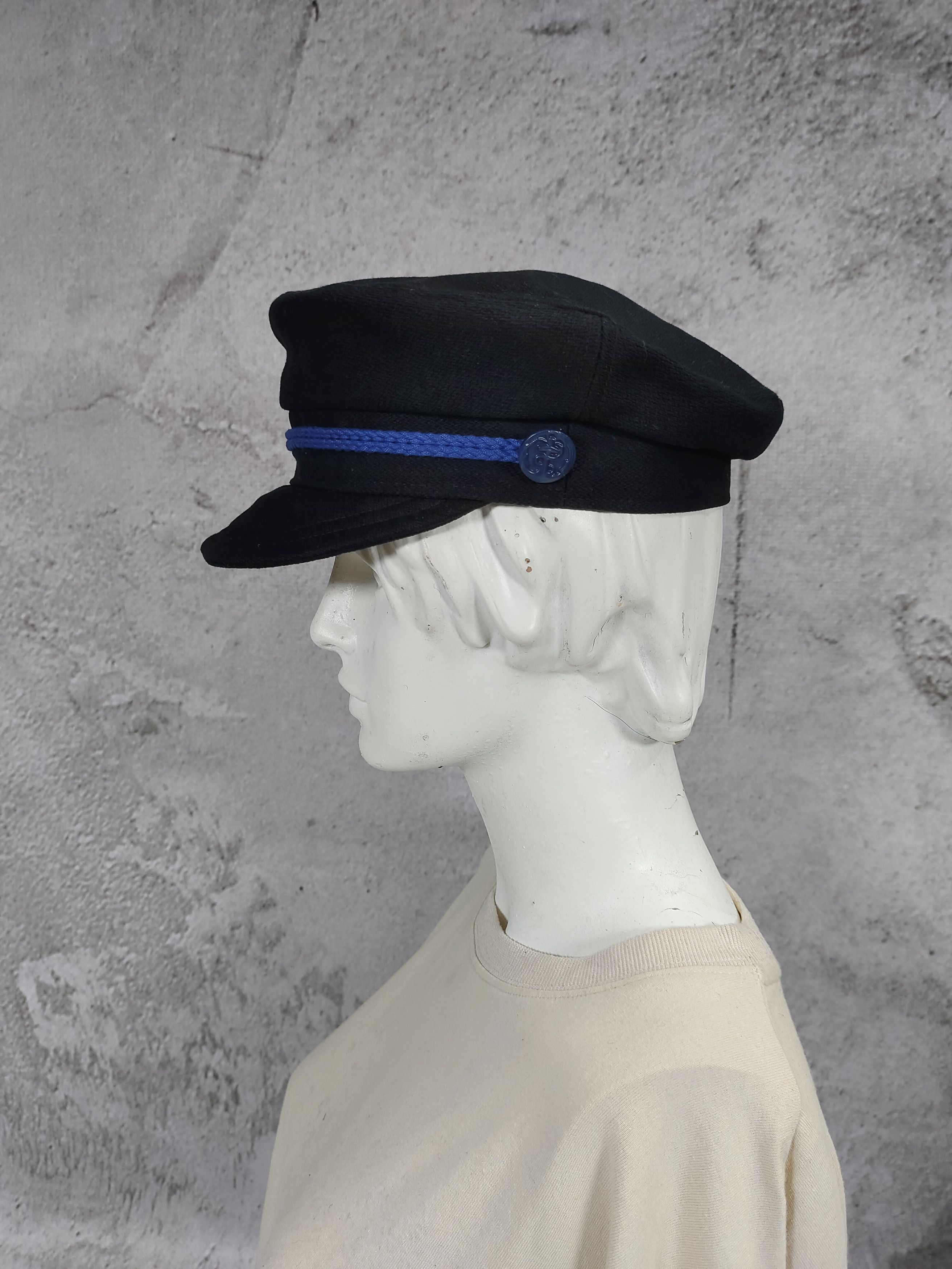A.P.C. A.P.C- Casual Workwear Mariner Breton Navy Fisherman Cap Size ONE SIZE - 1 Thumbnail