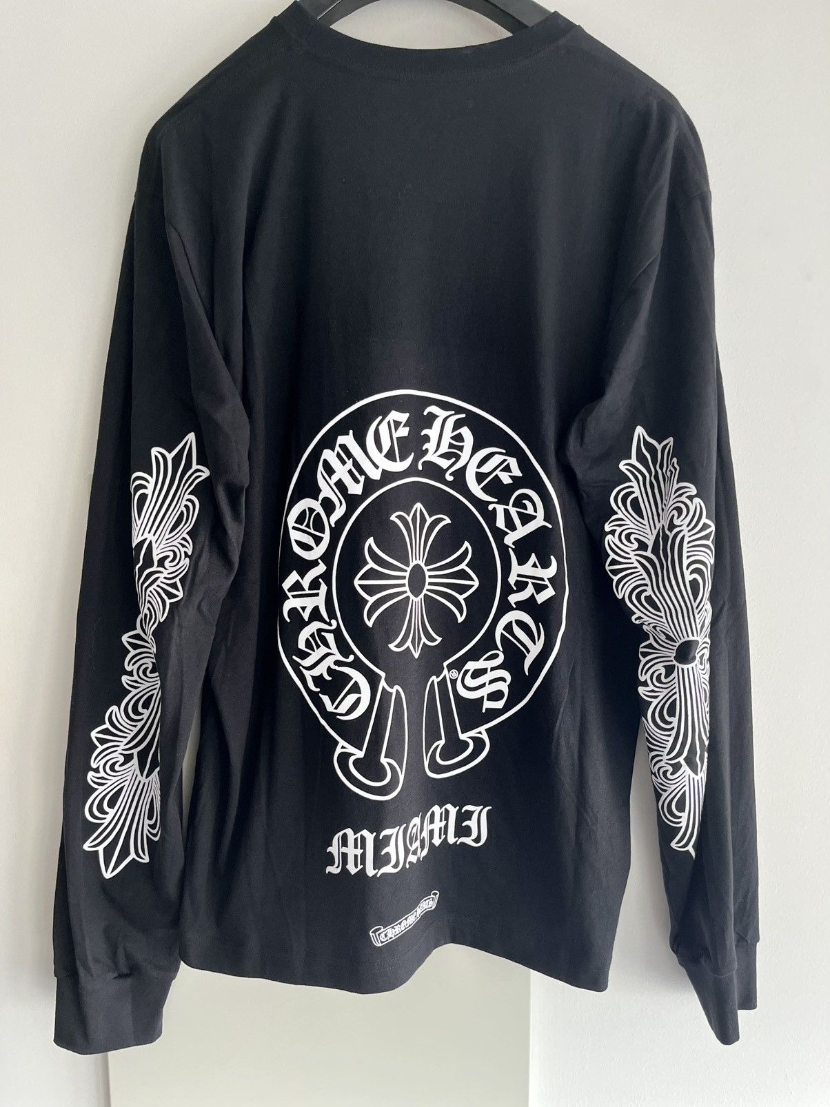 Chrome Hearts Brand NEW Chrome Hearts Miami Logo Shirt Long Sleeve Size US XL / EU 56 / 4 - 17 Thumbnail