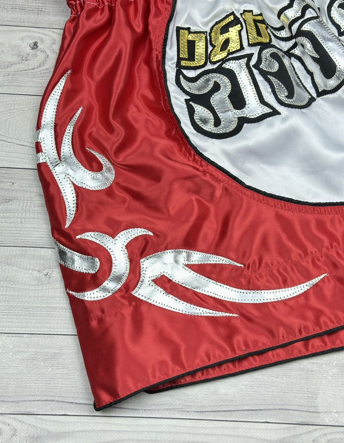 Band Tees Men’s Muay Thai Shorts Kickboxing Training Gear Thai Boxing Size US 36 / EU 52 - 5 Thumbnail