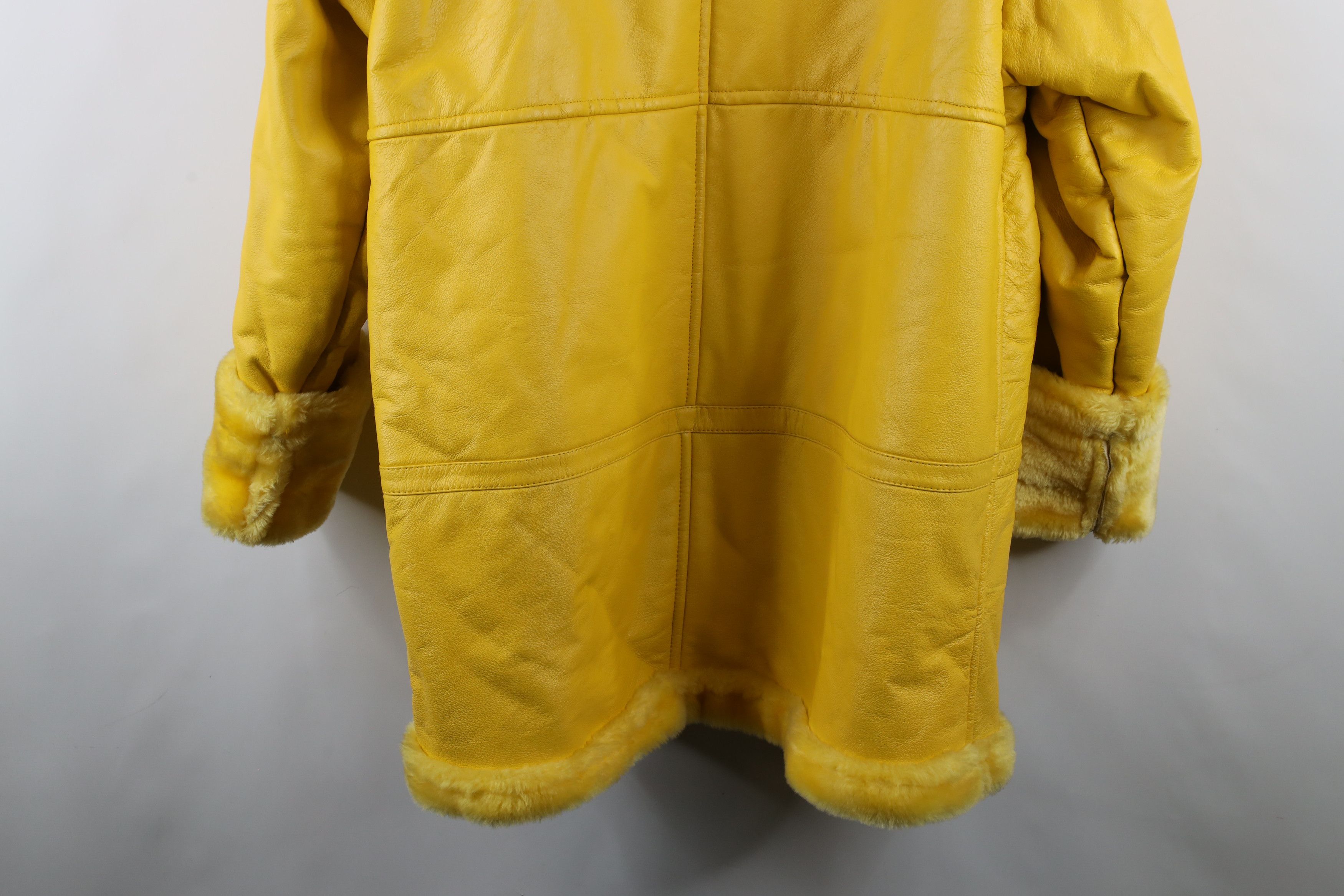 Vintage Vintage 90s Streetwear Lined Leather Penny Lane Jacket Size XL / US 12-14 / IT 48-50 - 14 Thumbnail