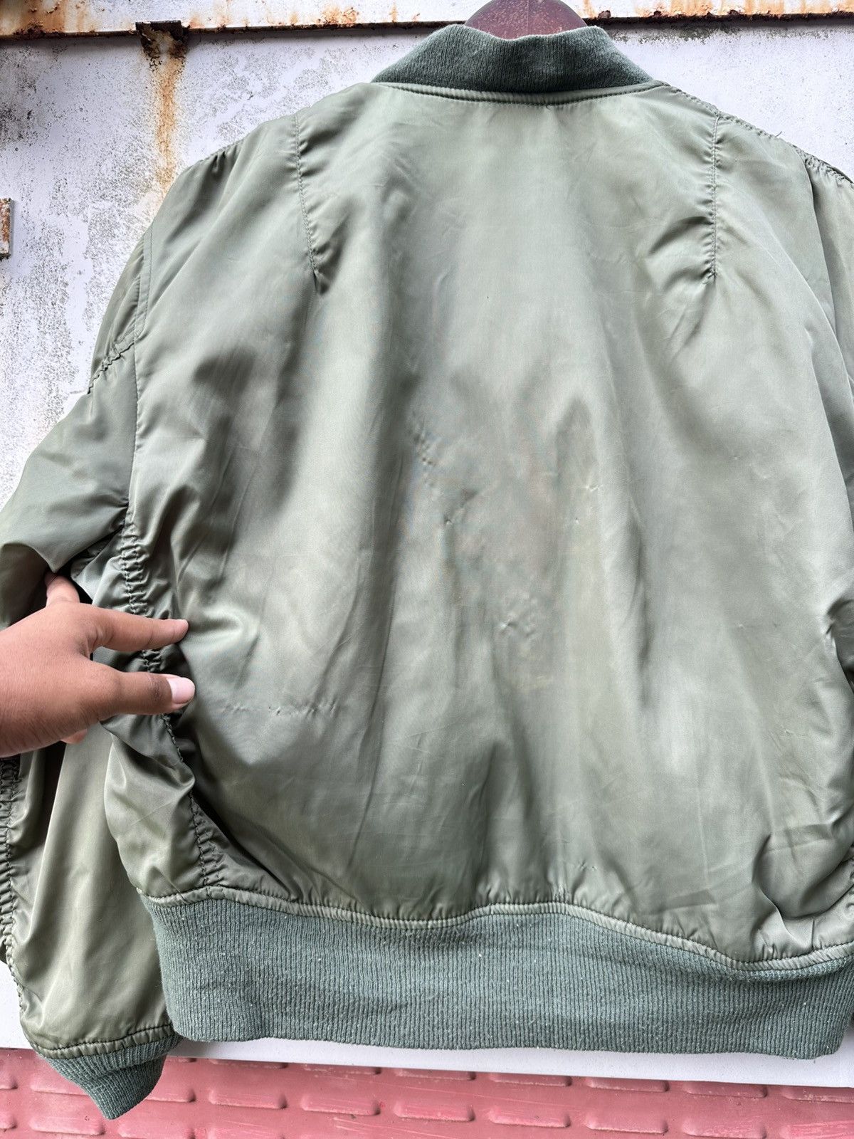 Vintage 🪖Vintage MA-1 Man Intermediate Bomber Jacket Size US M / EU 48-50 / 2 - 11 Thumbnail
