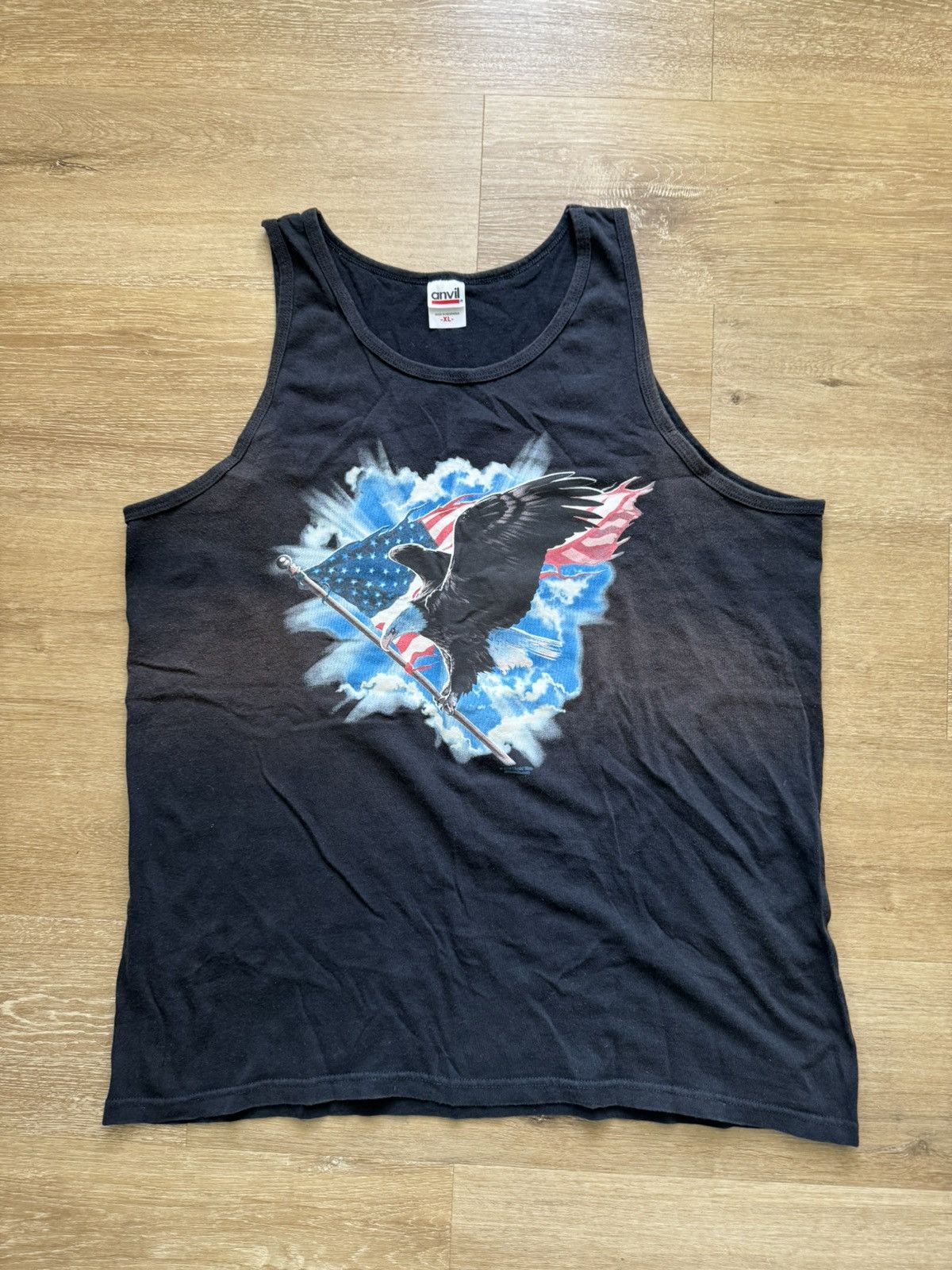 Other Majestic Eagle Holding American Flag Patriotic Tank Top XL Size US XL / EU 56 / 4 - 7 Thumbnail