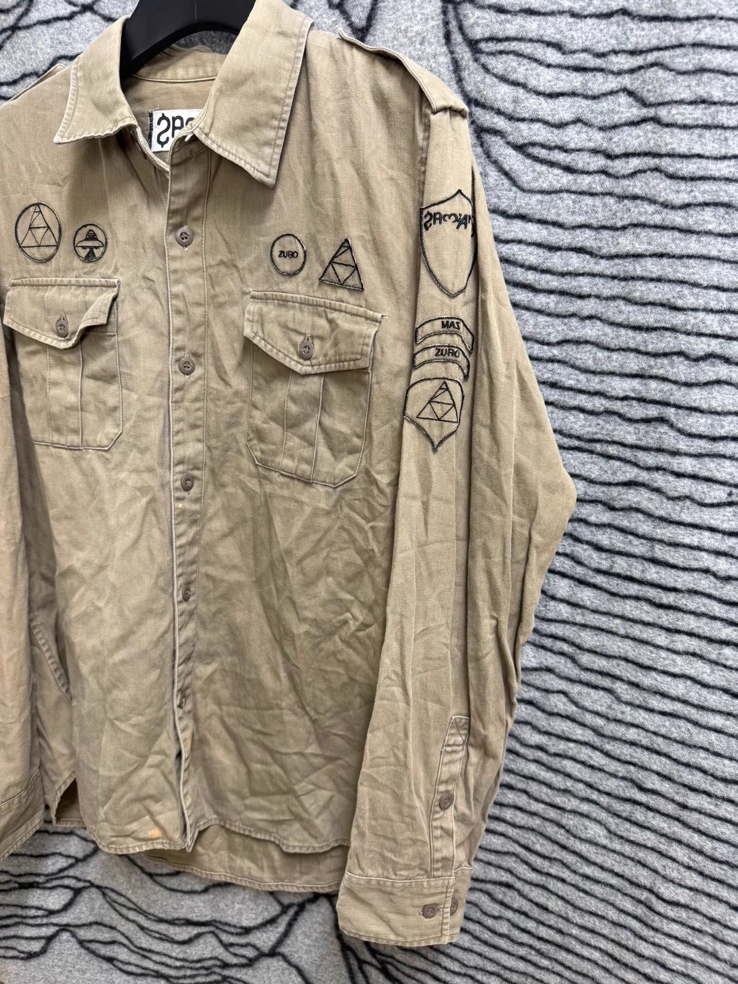 Undercover UNDERCOVER ZAM Patchwork Shirt K20 Size US M / EU 48-50 / 2 - 2 Thumbnail
