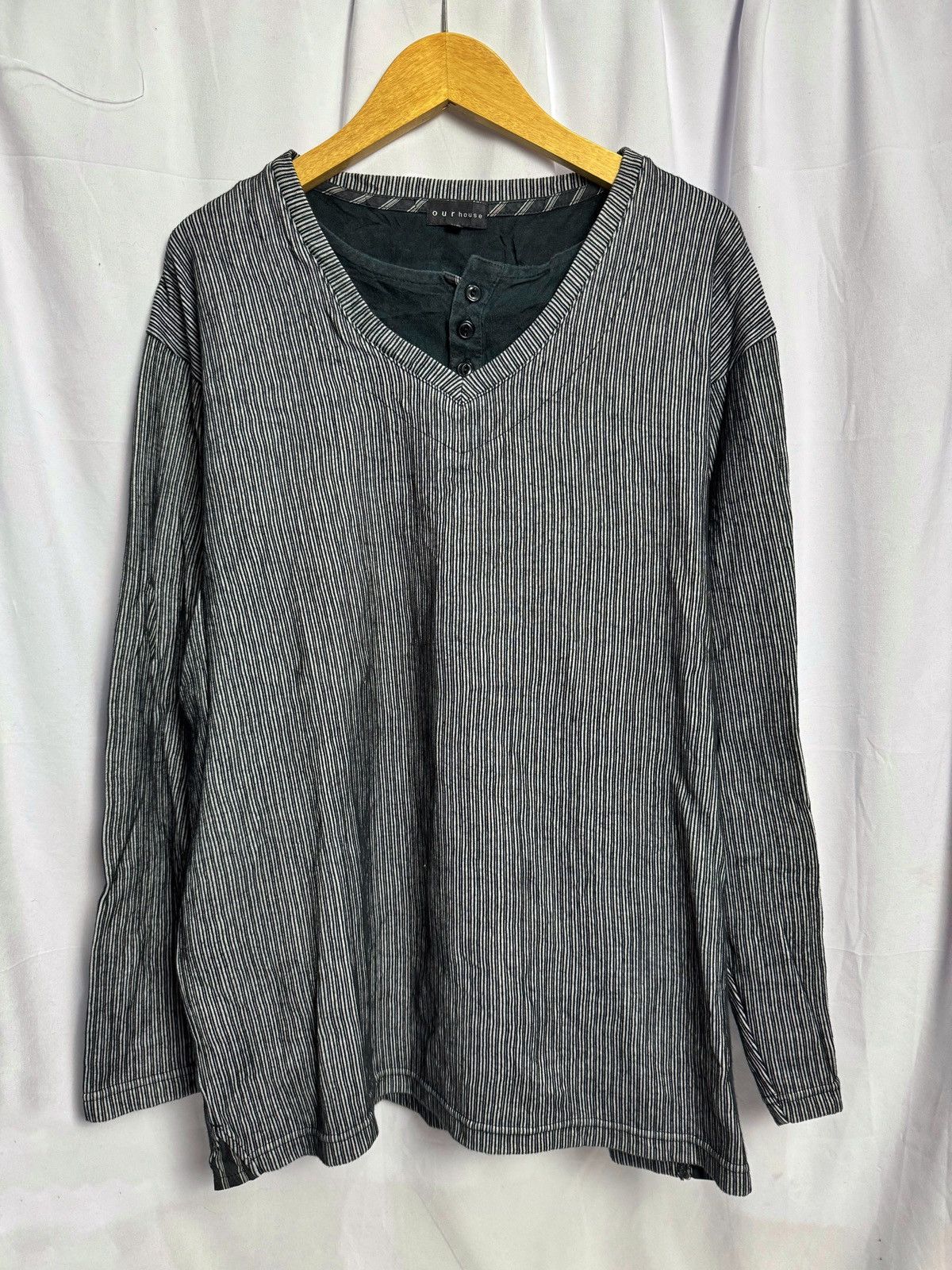 If Six Was Nine × Japanese Brand × Le Grande Bleu (L.G.B.) Japanese our House Long Sleeve Ifsix Lgb Style Size US L / EU 52-54 / 3 - 3 Thumbnail