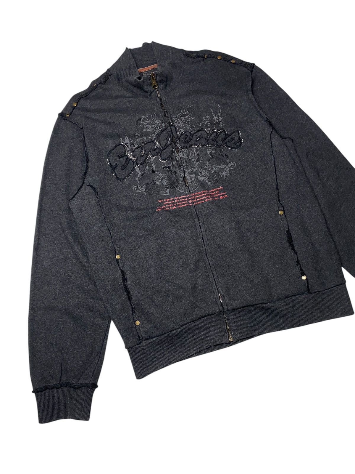 Hysteric Glamour × Japanese Brand 2000's EXR Unfinished Poem Embroidered Jacket Size US L / EU 52-54 / 3 - 3 Thumbnail