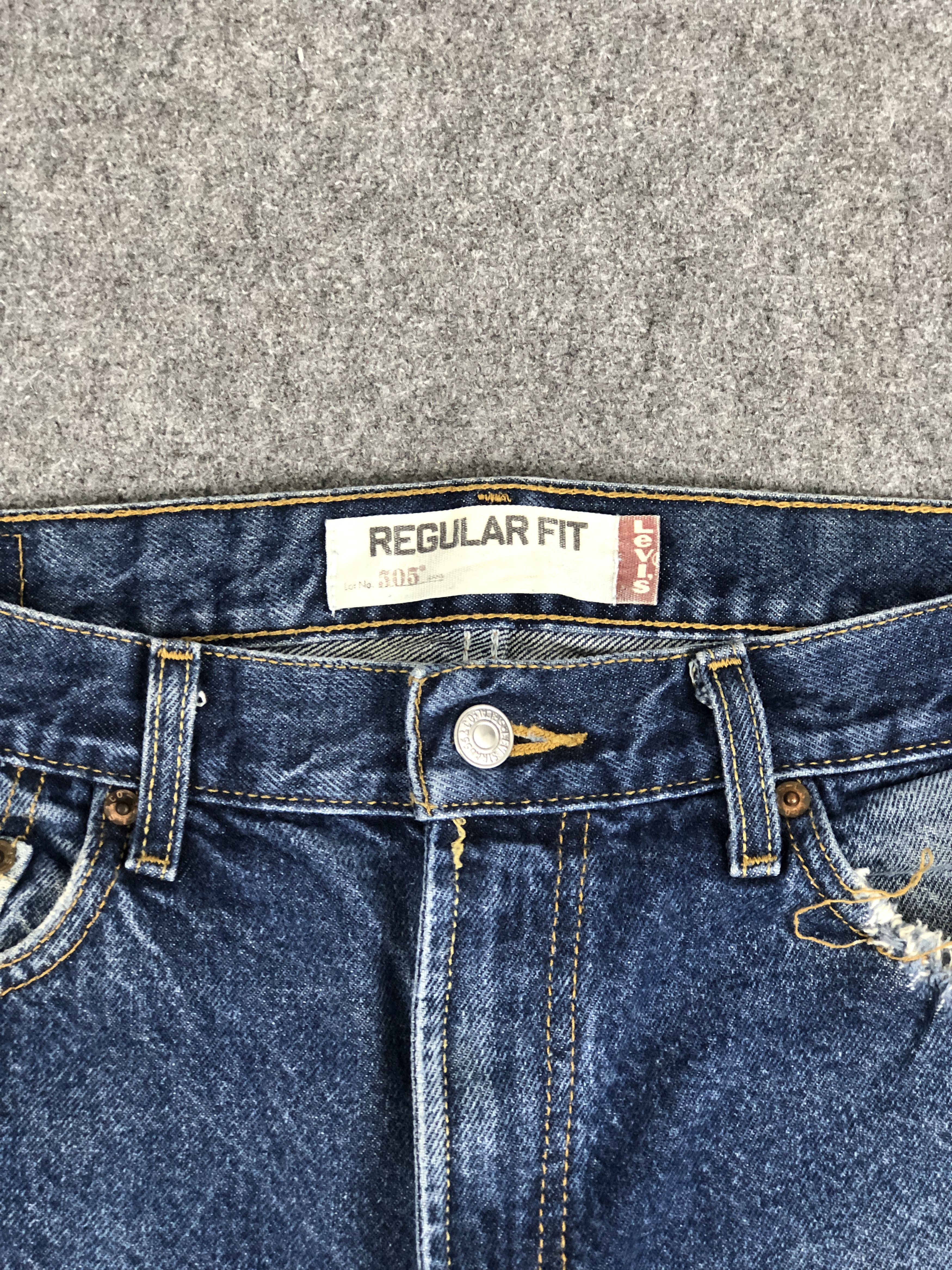 Levi's Vintage Levis 505 Faded Blue Jeans DP2240 Size US 34 / EU 50 - 9 Thumbnail