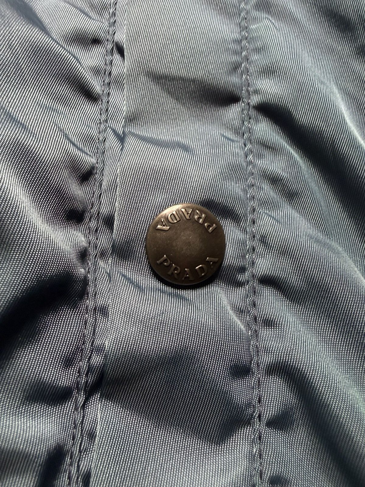 Prada Prada F/W 14 Plate Logo Nylon Bomber Jacket Size US L / EU 52-54 / 3 - 6 Thumbnail