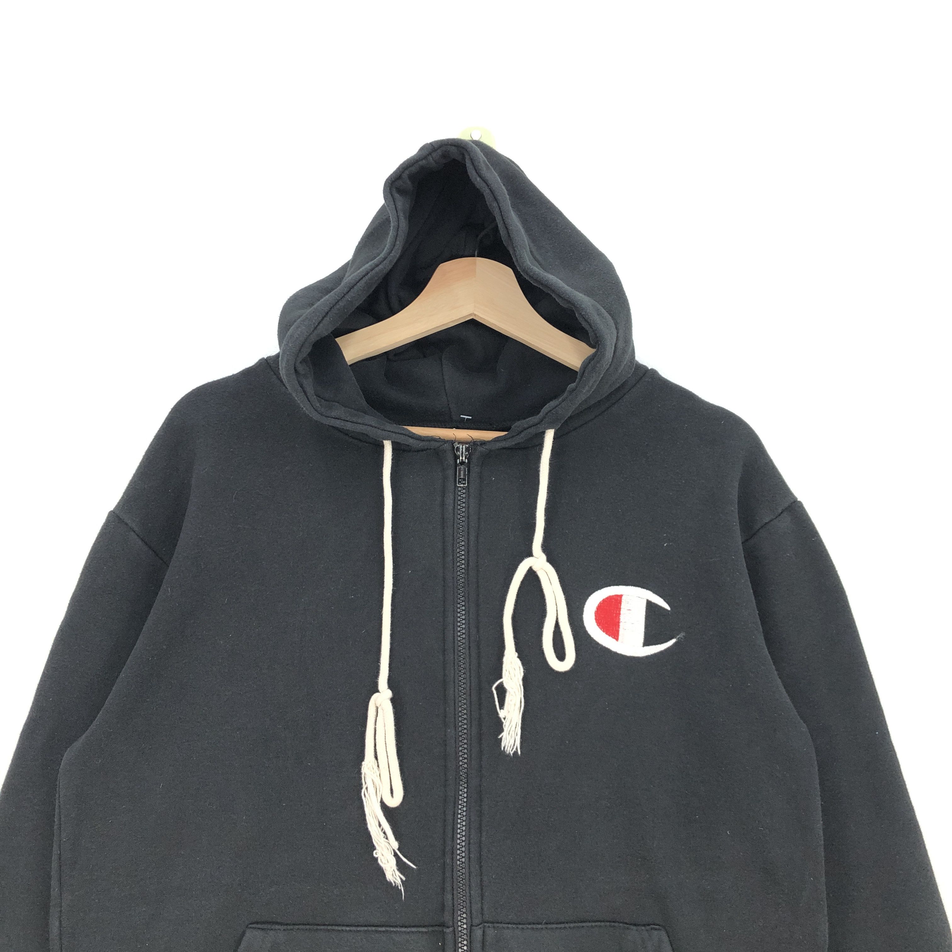 Champion × Vintage Vintage Champion Sweater Hoodie Champion Hooded Sweater Size US L / EU 52-54 / 3 - 4 Thumbnail