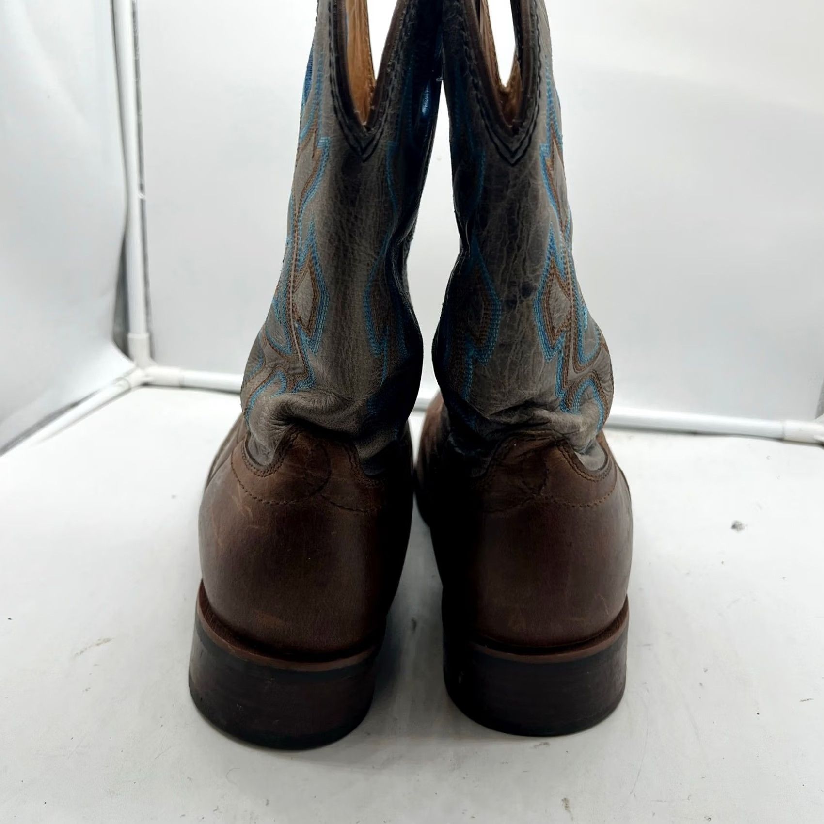Cody James Cody James Boots Mens 11D Cowboy Square Toe Style EB11-3A Leather Upper Brown Leather Western Mens 11D EB11-3A Boots Cody James Size US 12 / EU 45 - 7 Thumbnail