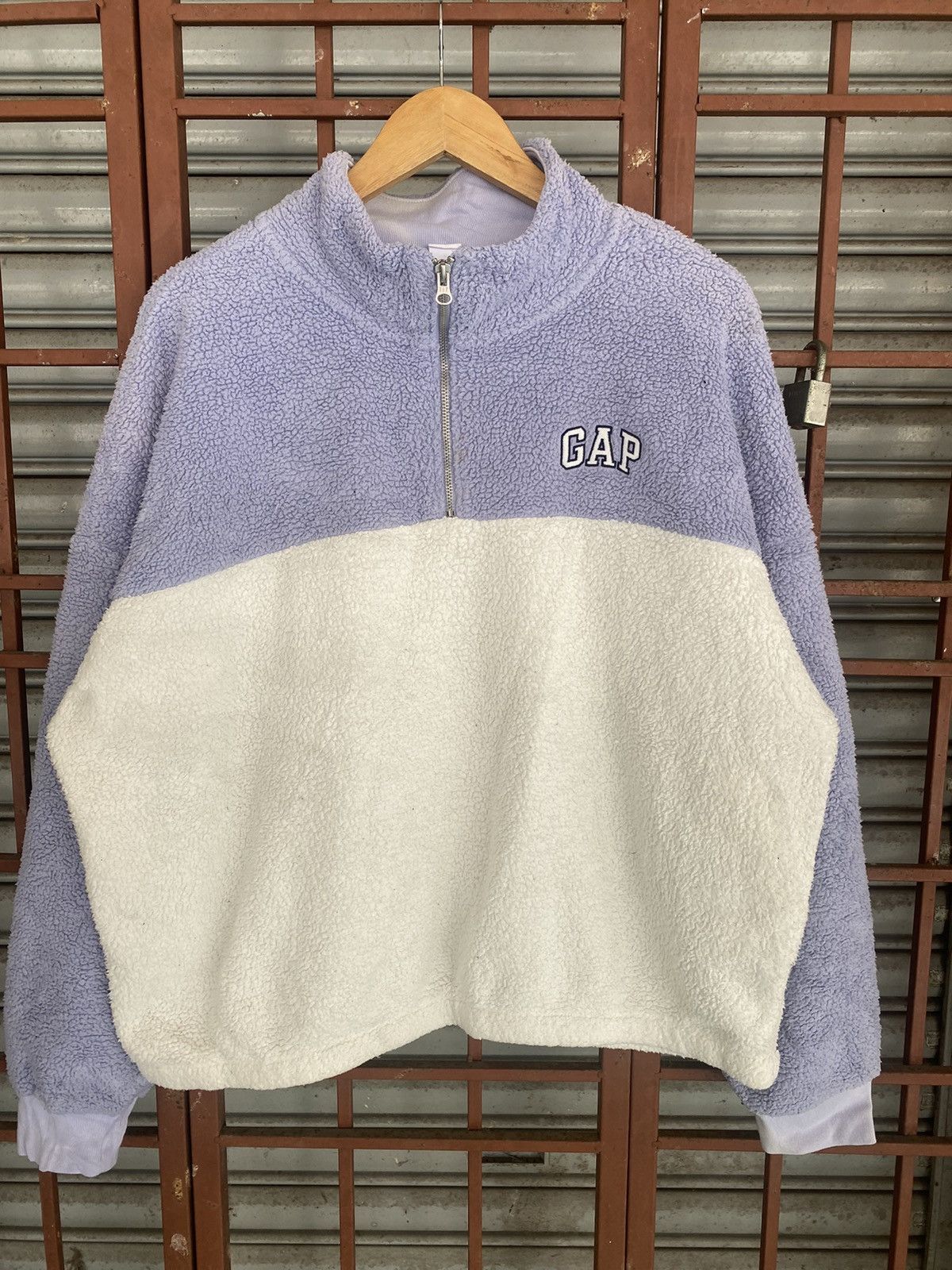 Gap 🔥 Steals 🔥 GAP Half Zipper Baggy Jacket Size US XL / EU 56 / 4 - 1 Thumbnail
