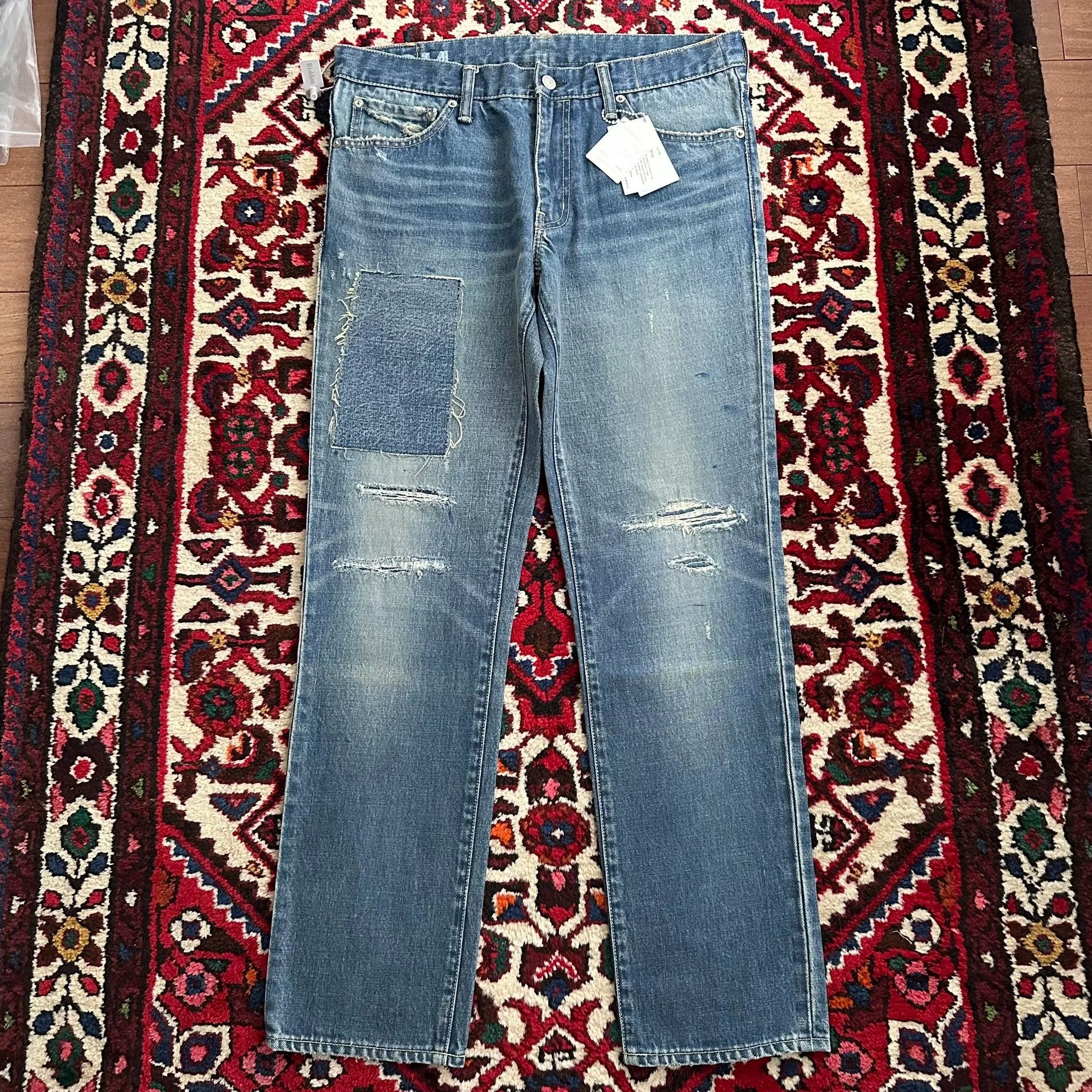 Visvim visvim mud-dyed wide-leg jeans Size US 34 / EU 50 - 1 Thumbnail