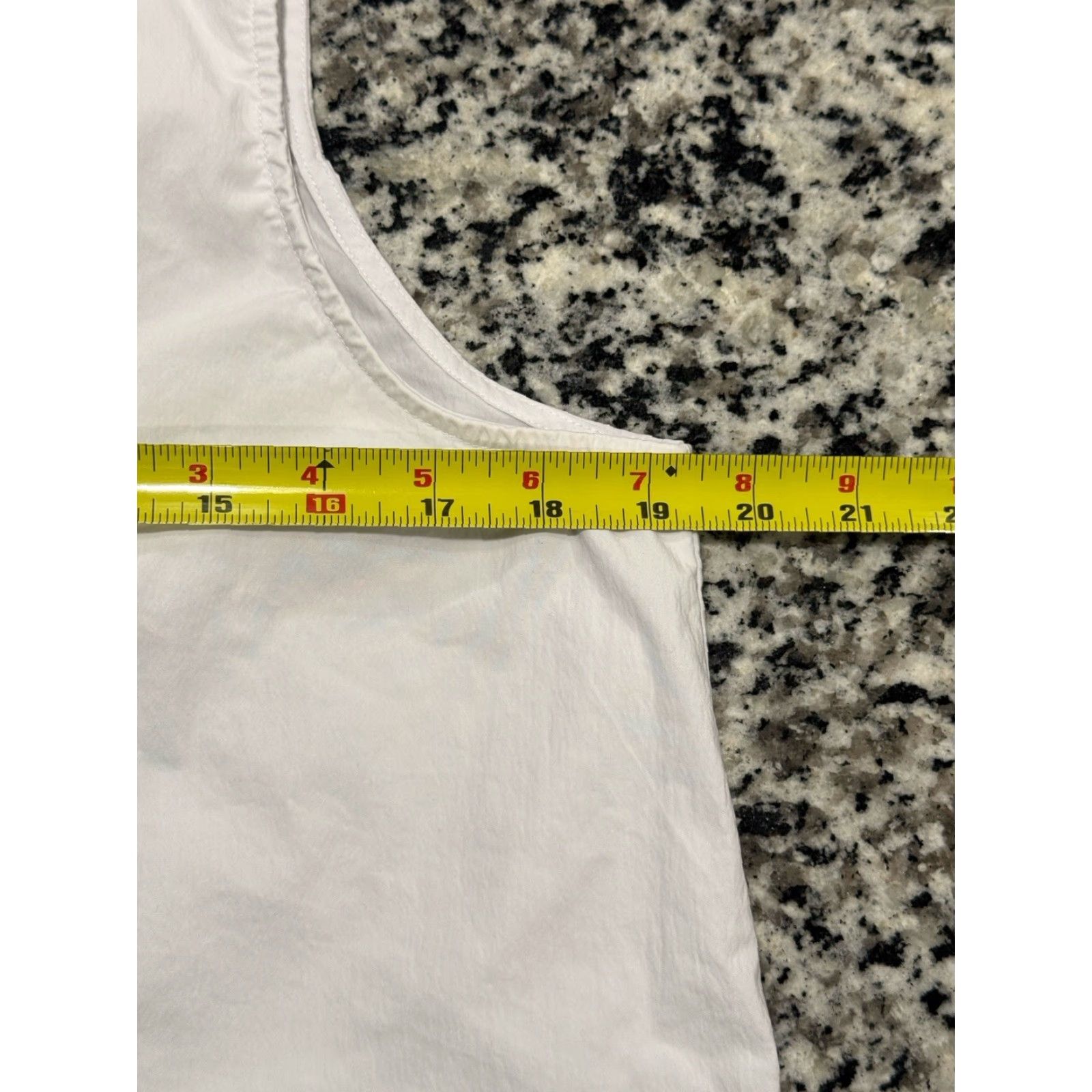 Vintage Tuckernuck Dress Womens Cotton Sleeveless Poplin Stand Collar Mini White Sz M Size M / US 6-8 / IT 42-44 - 3 Thumbnail