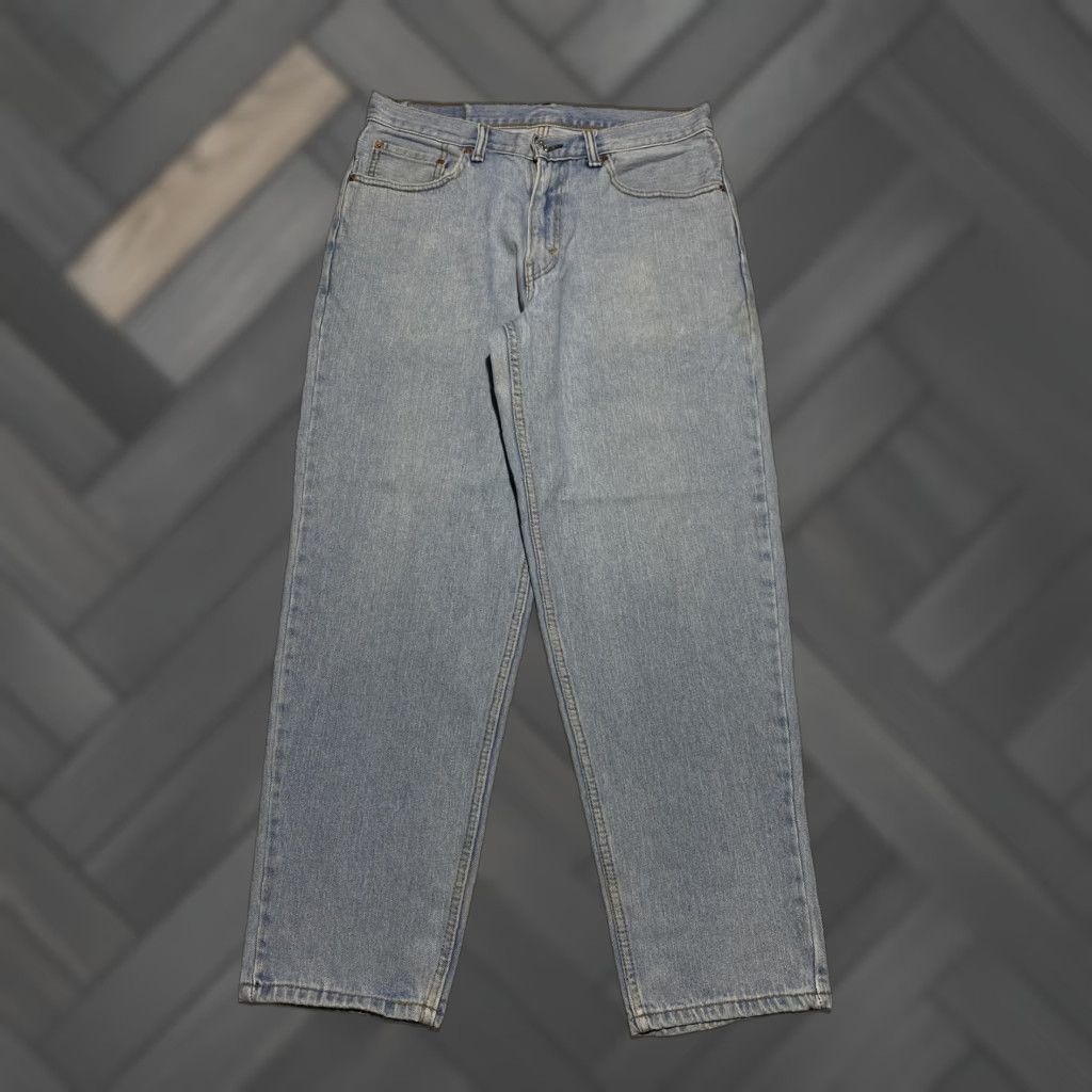 Levi's Levi's Jeans Mens 33x30 Blue Comfort Fit Denim Tapered Leg 560 Relaxed Straight 5-Pocket Size US 33 - 1 Thumbnail