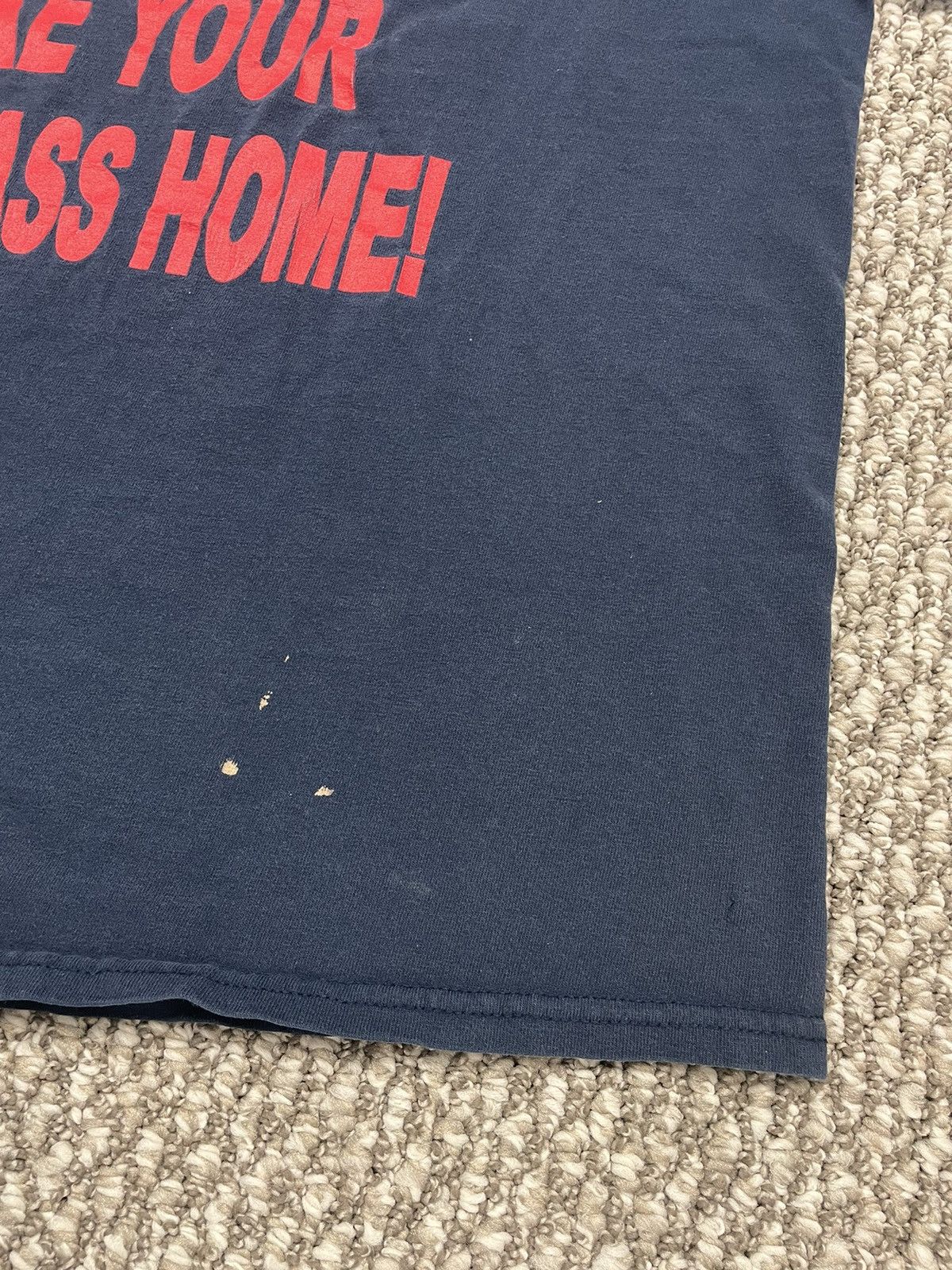 Vintage Vintage Buffalo Fuckin New York Sports Promo Bleed Blue Red Size US XL / EU 56 / 4 - 15 Thumbnail