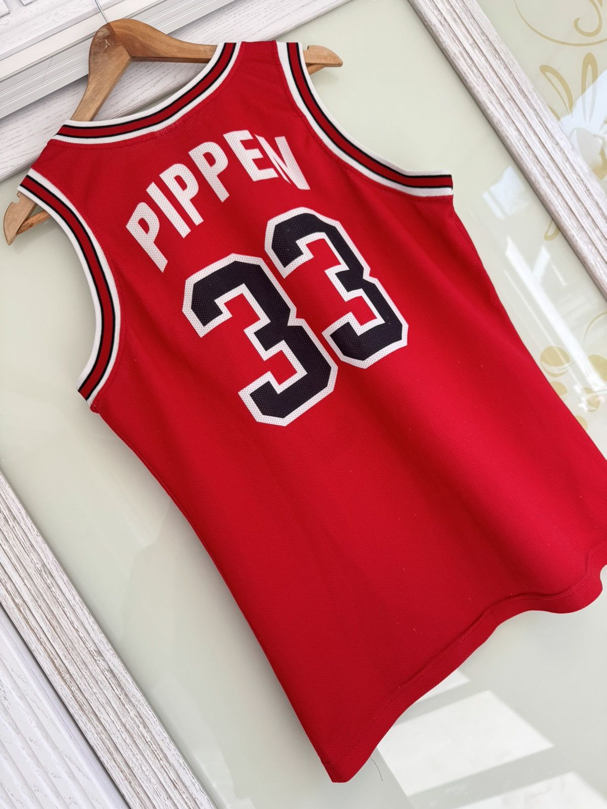 Champion Pippen #33 Chicago Bulls 90’s Vintage Baseball Jersey NBA Size US M / EU 48-50 / 2 - 6 Thumbnail