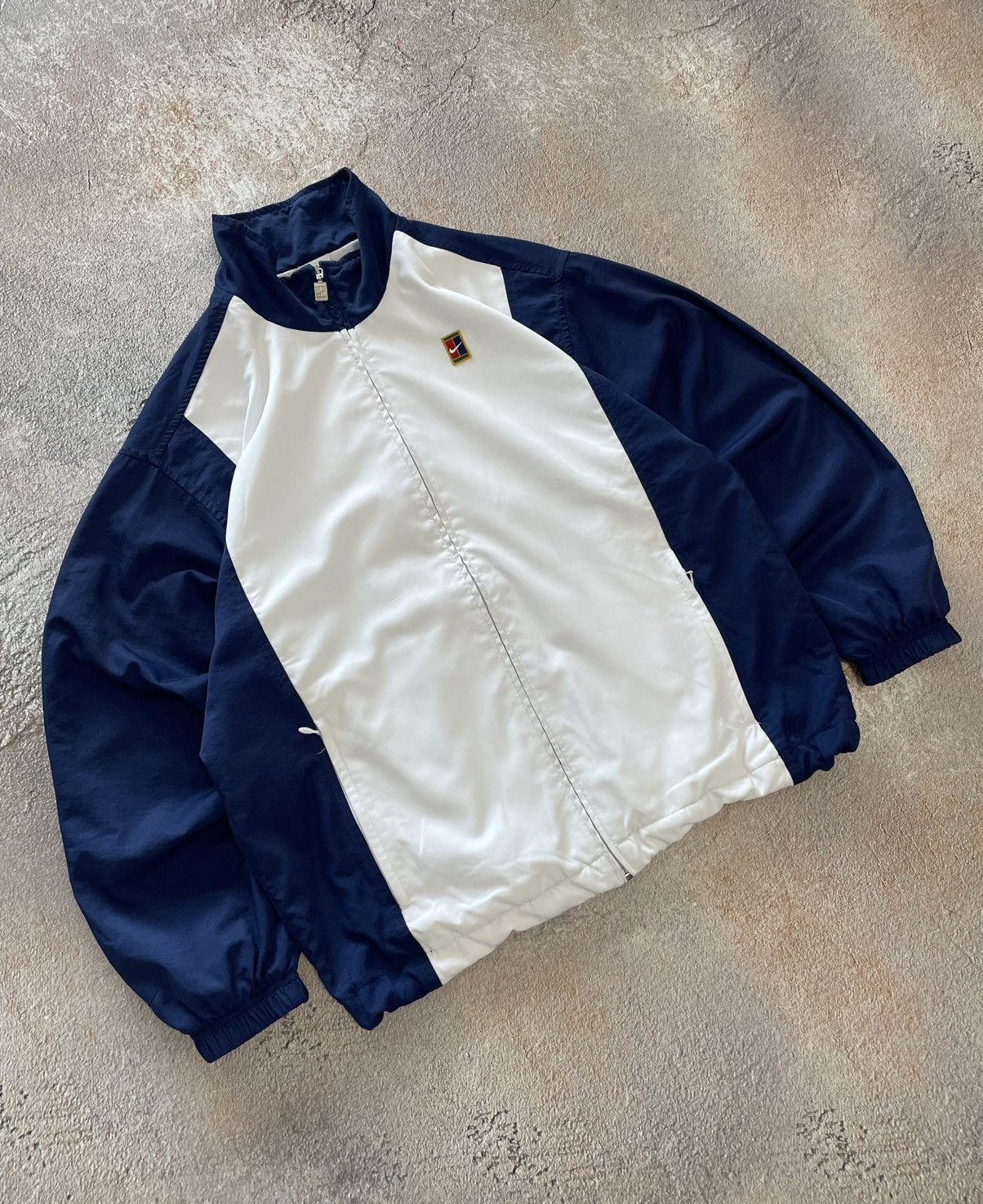 Nike Vintage Nike Court Nylon Track Jacket Small Logo Size US S / EU 44-46 / 1 - 1 Thumbnail