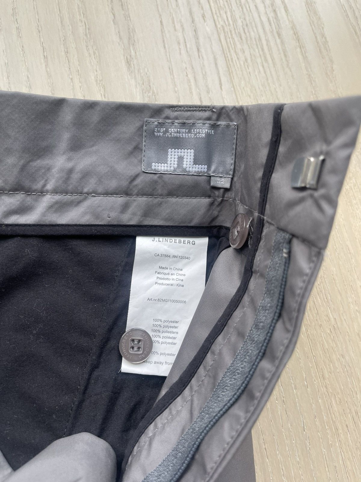 J.Lindeberg × Nike × Vintage Vintage J.Lindeberg Gray Troon Golf Pants Men’s Size 32 X 33 Size US 32 / EU 48 - 3 Thumbnail