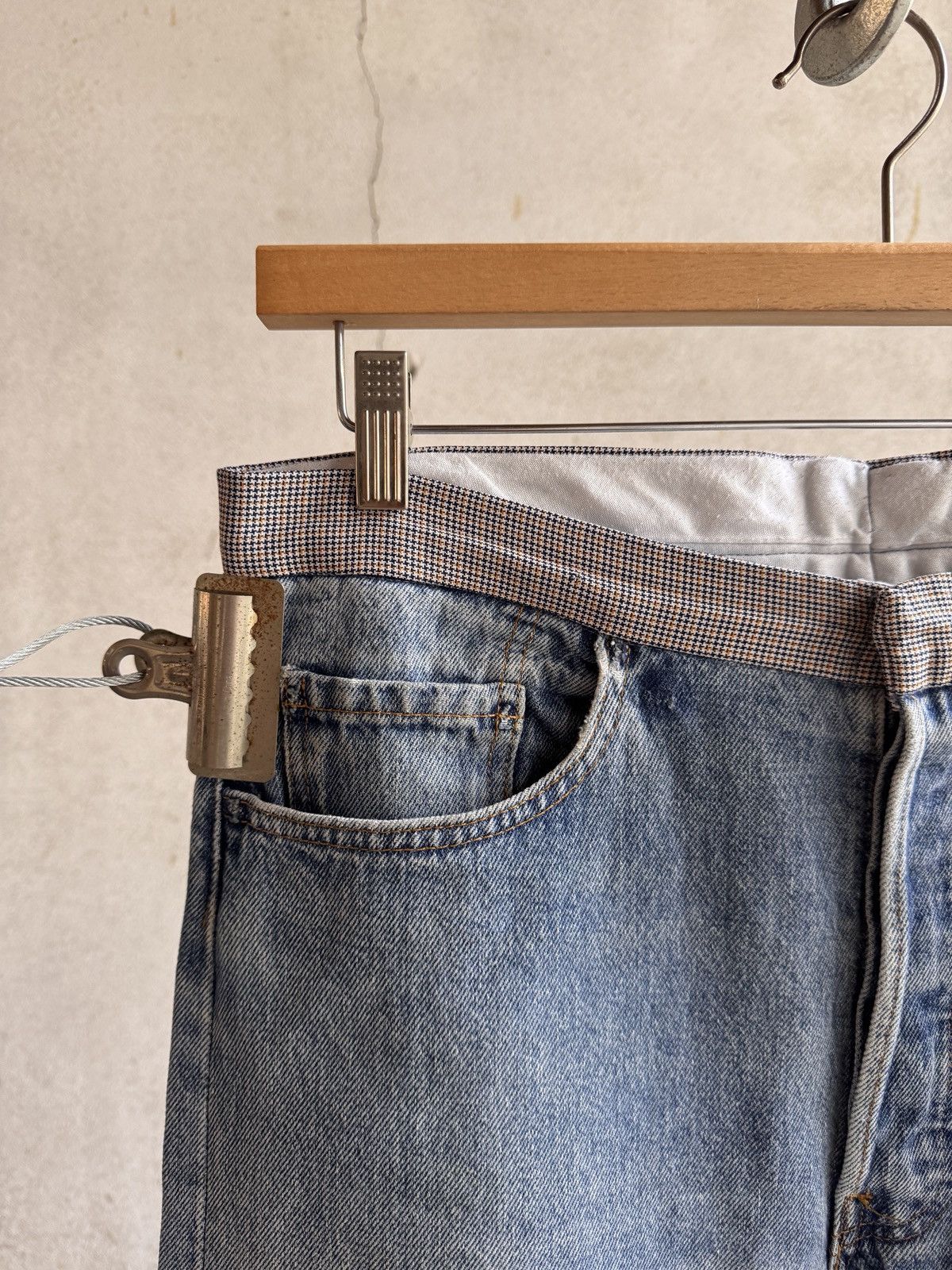 Maison Margiela Maison Martin Margiela 0 Artisanal Reworked Waistband Jeans Size US 32 / EU 48 - 12 Thumbnail